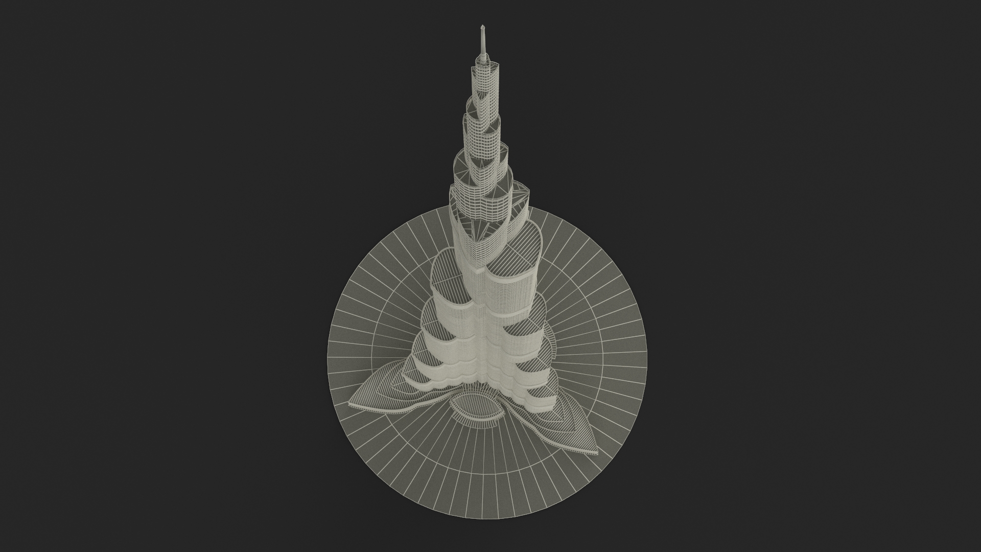 3D Burj Khalifa Worlds Tallest Building