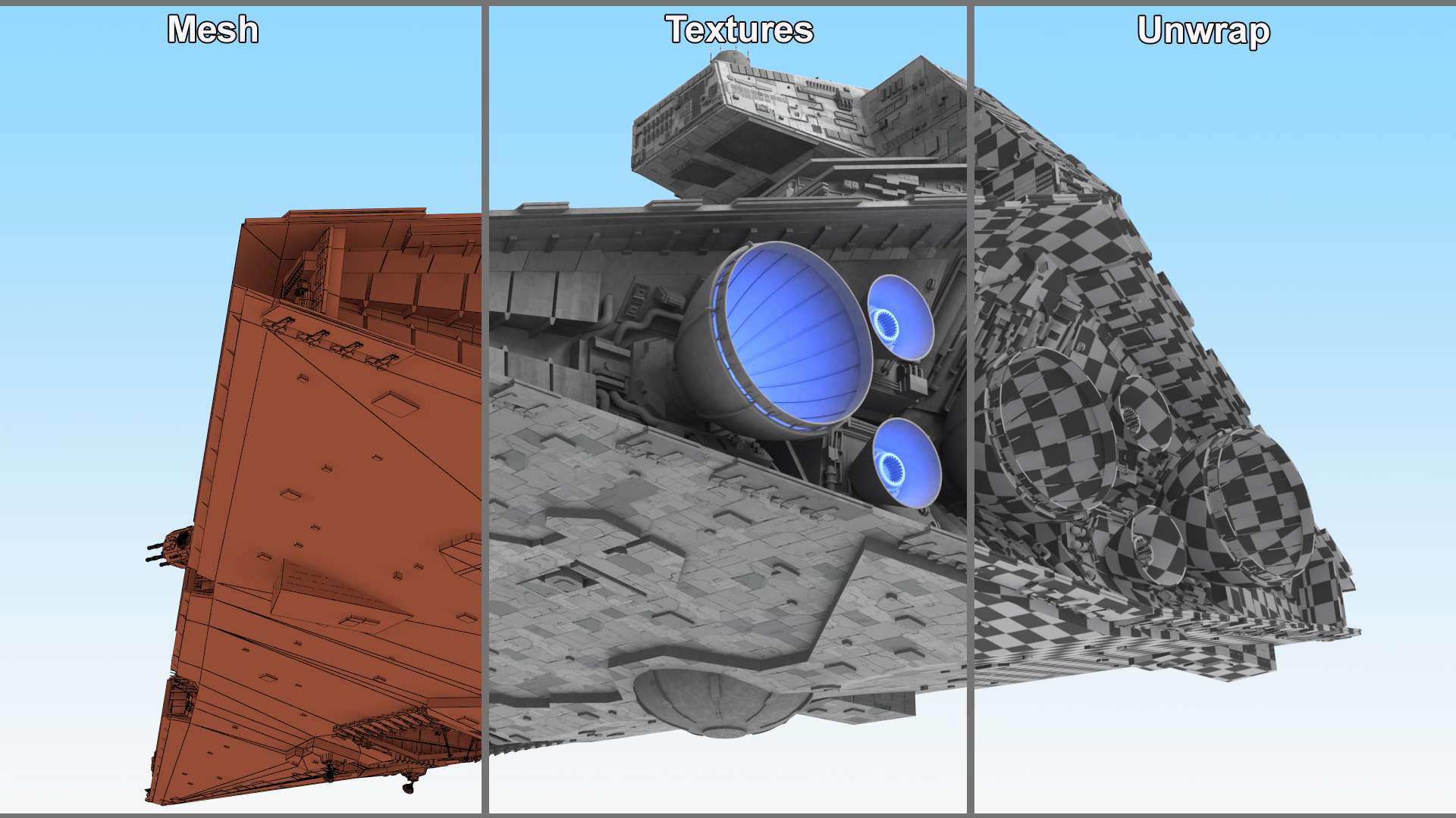 StarWars Imperial Star Destroyer 3D
