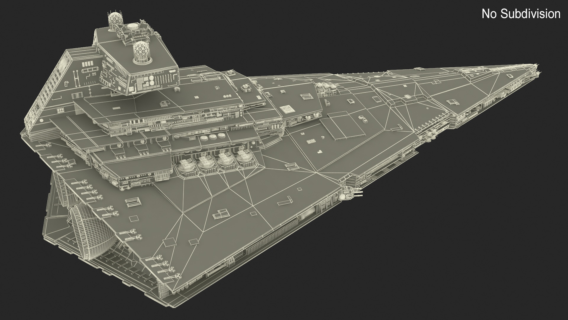 StarWars Imperial Star Destroyer 3D