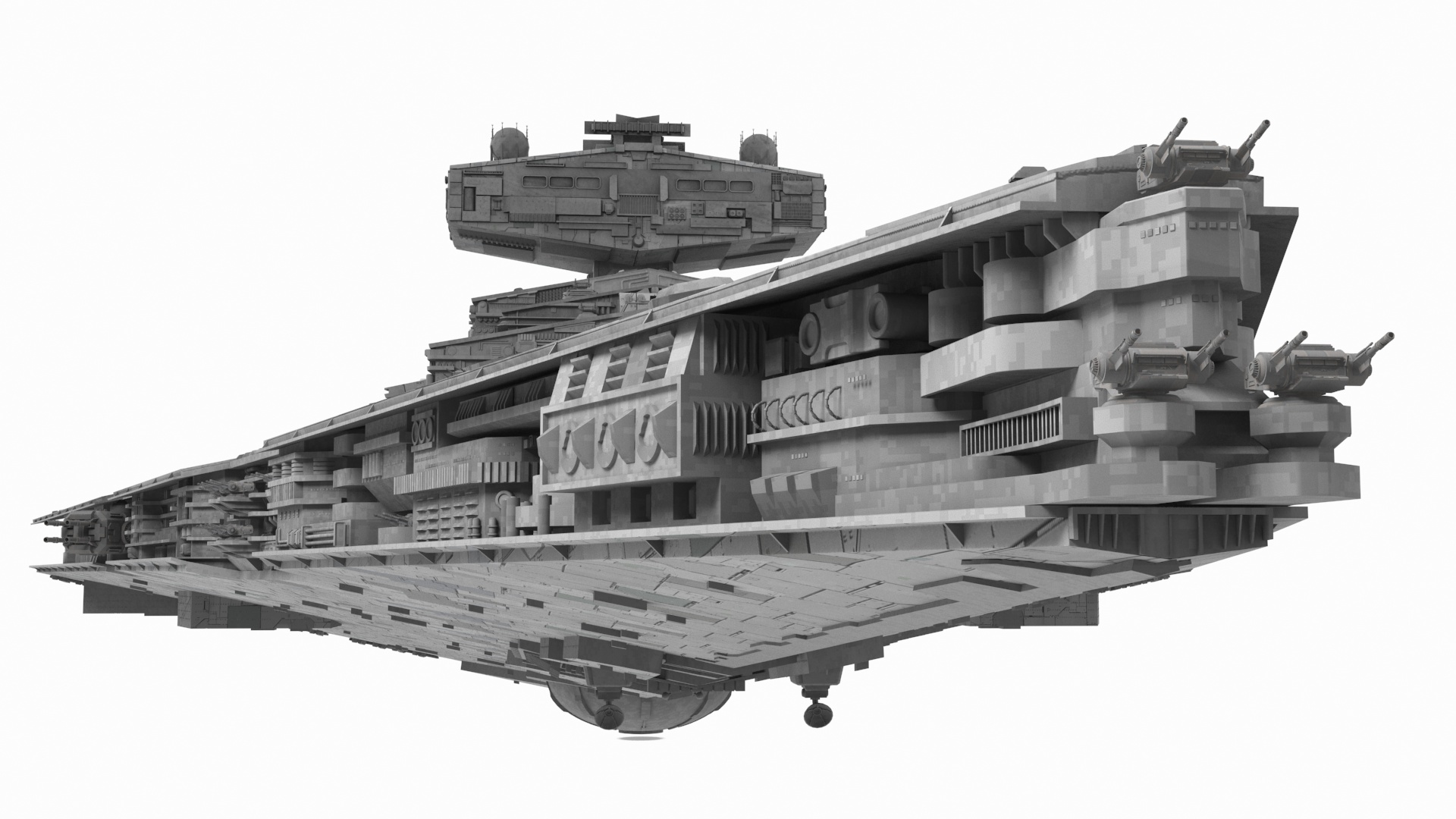 StarWars Imperial Star Destroyer 3D