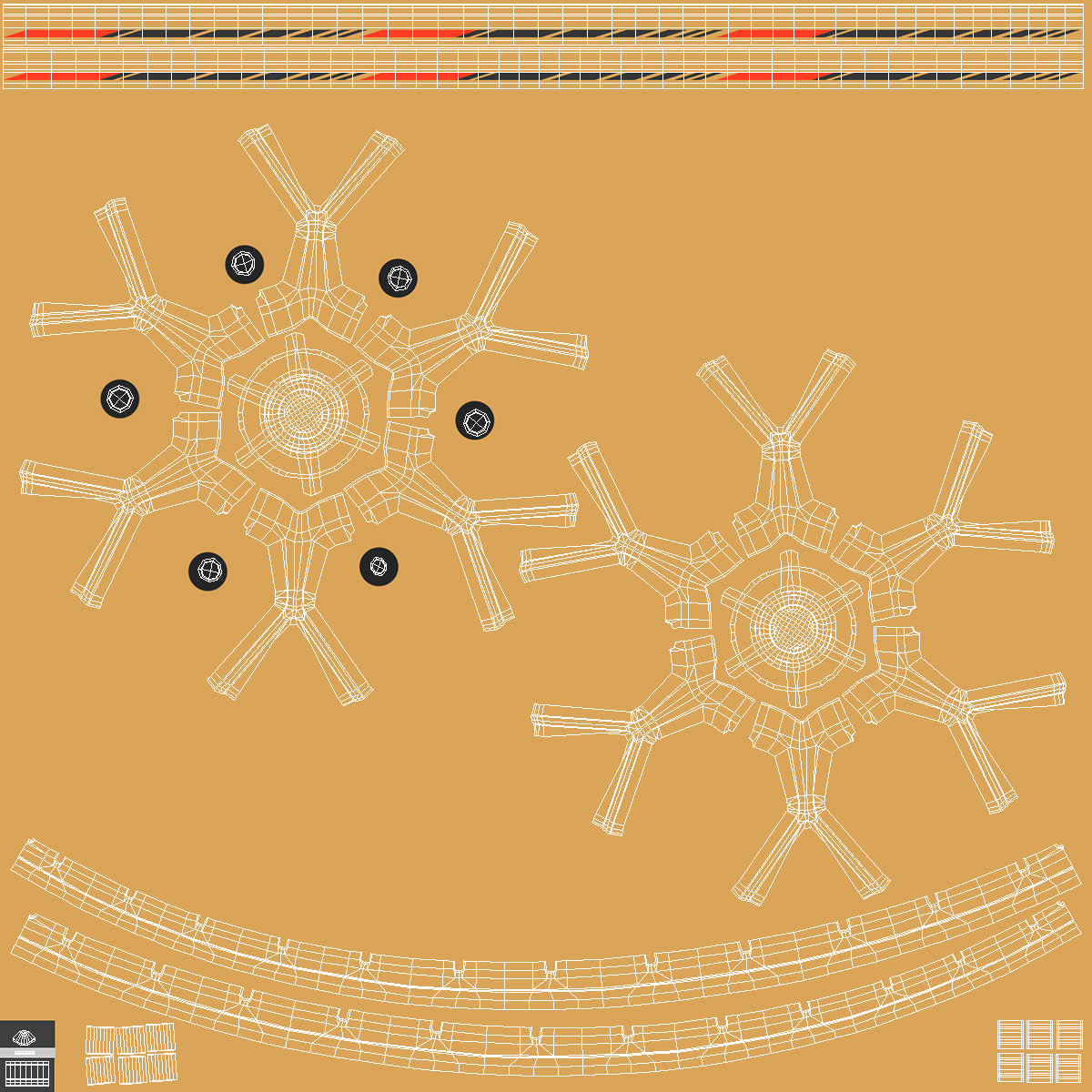 3D Sport Motorcycle Front Wheel model