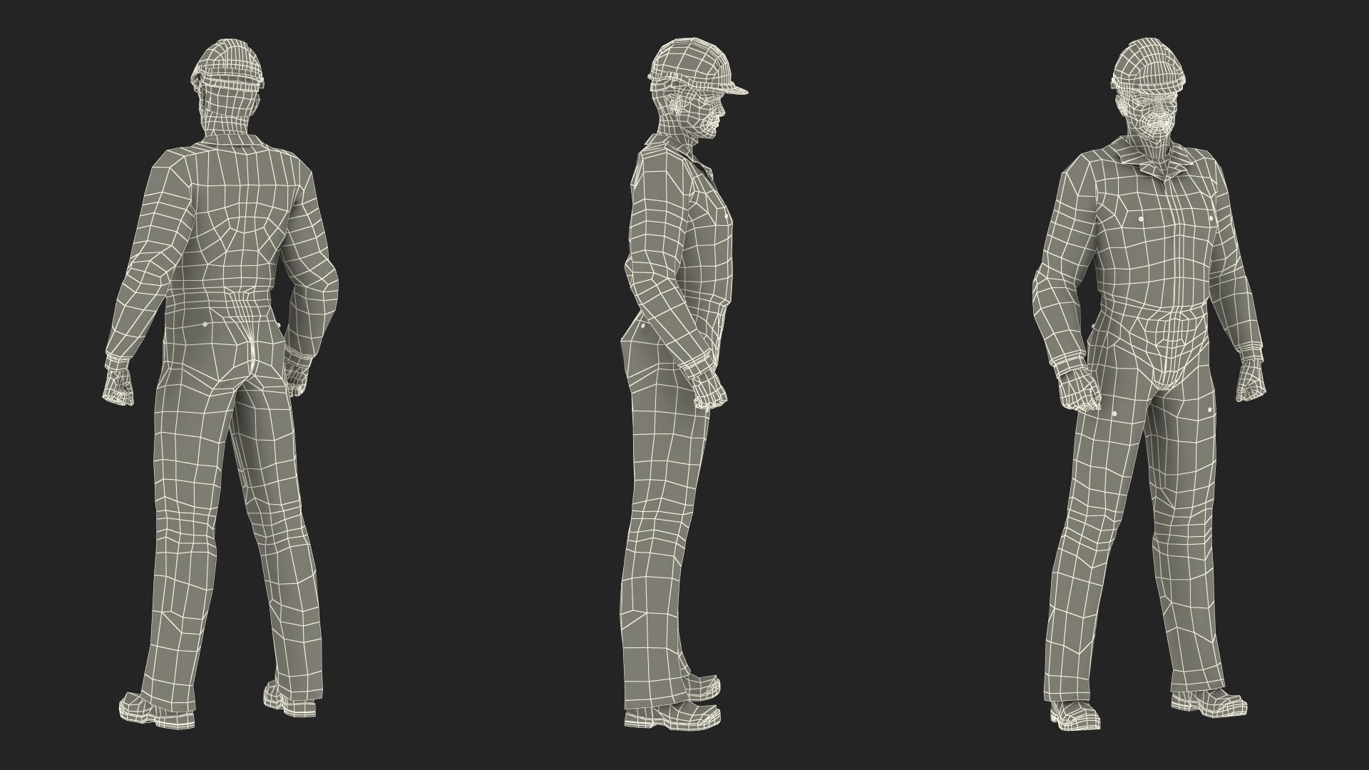 3D Rescuer Standing Pose