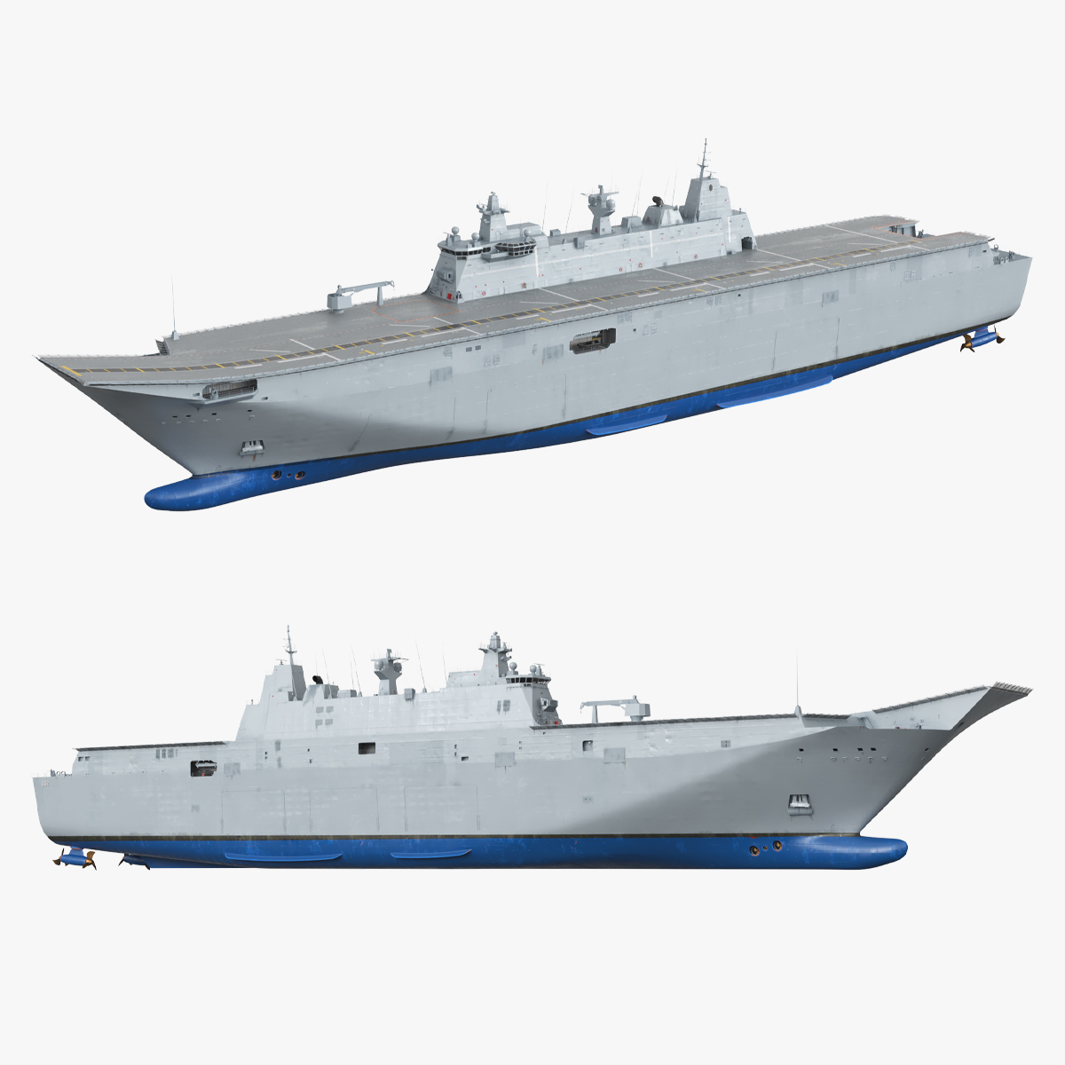 HMAS Canberra L02 Landing Helicopter Dock - Gray