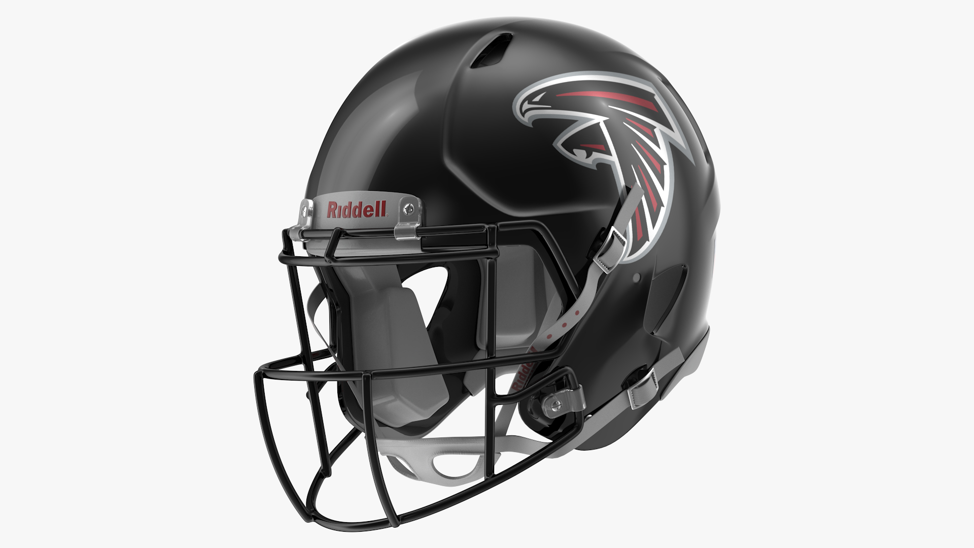 Atlanta Falcons American Football Player Crouching Fur 3D model