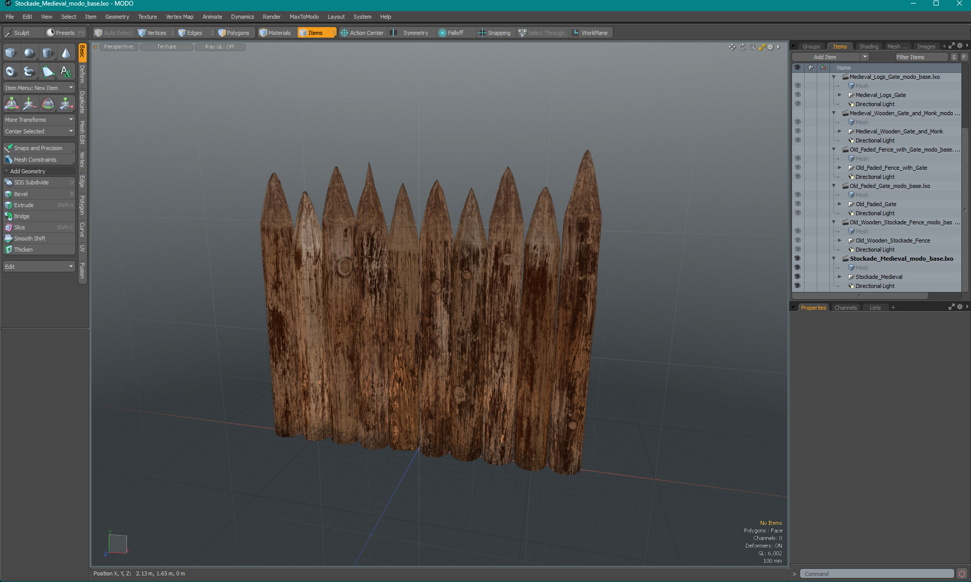 Stockade Medieval 3D