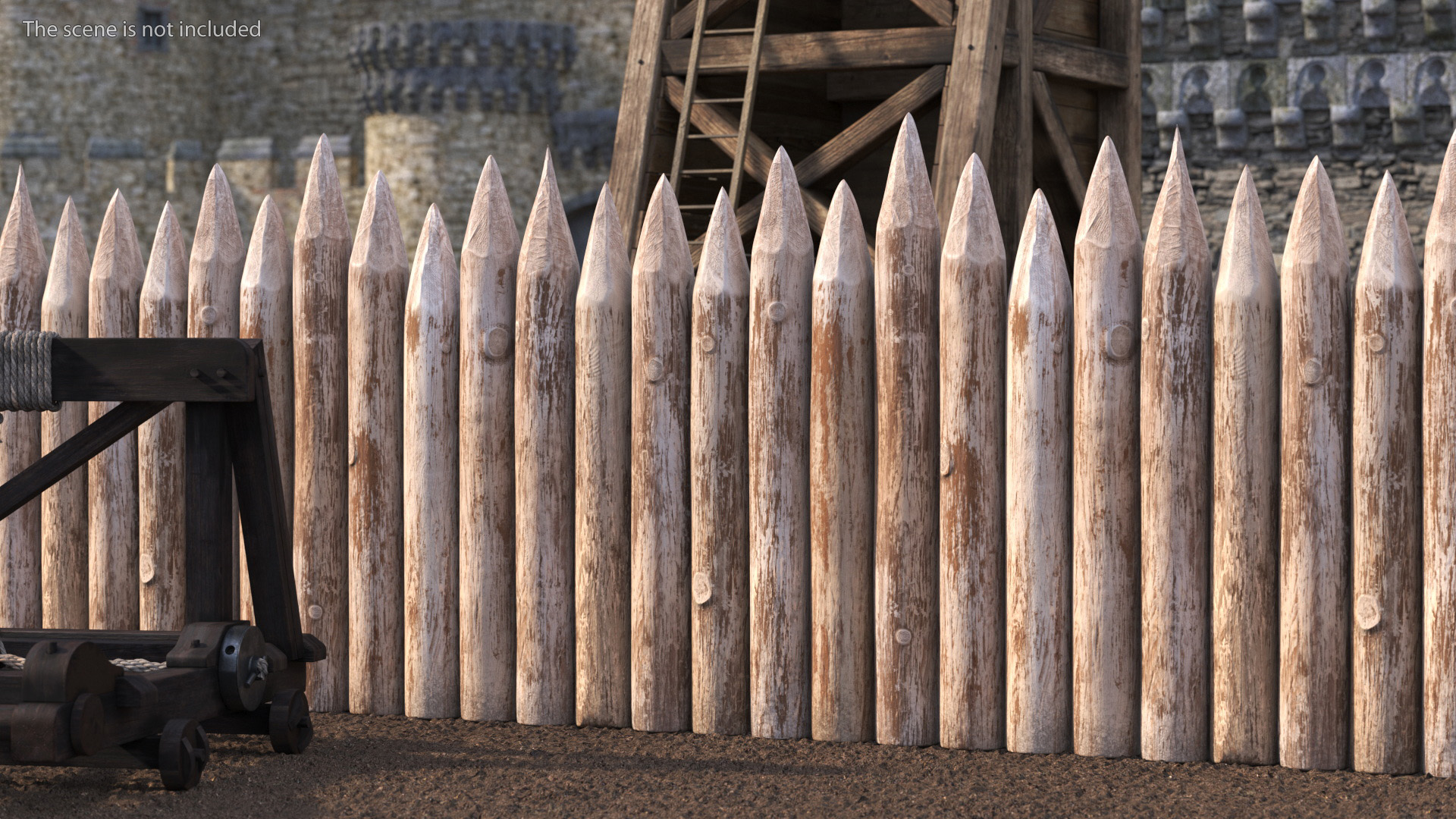 Stockade Medieval 3D