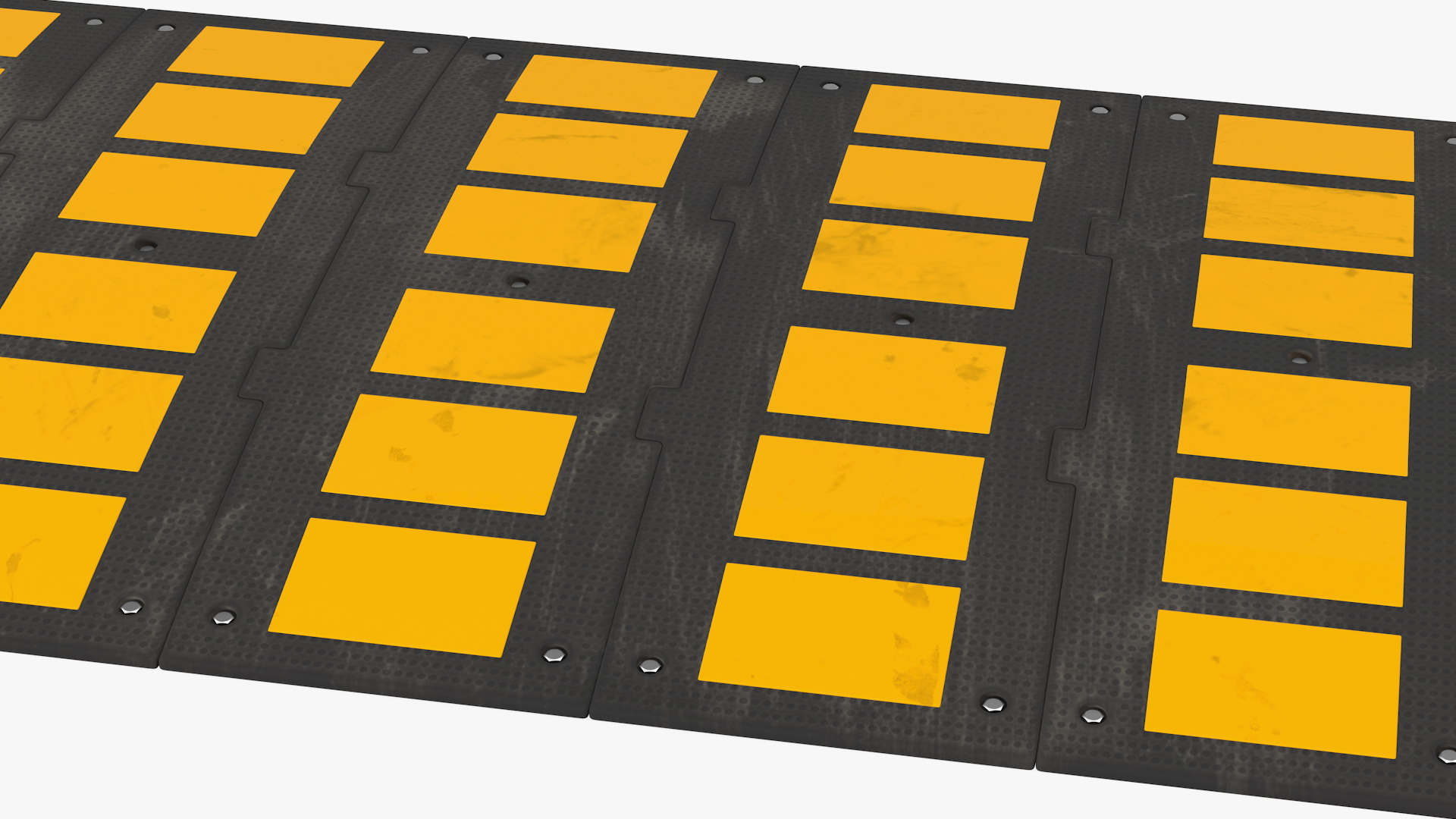 3D Rubber Speed Hump Dusty model