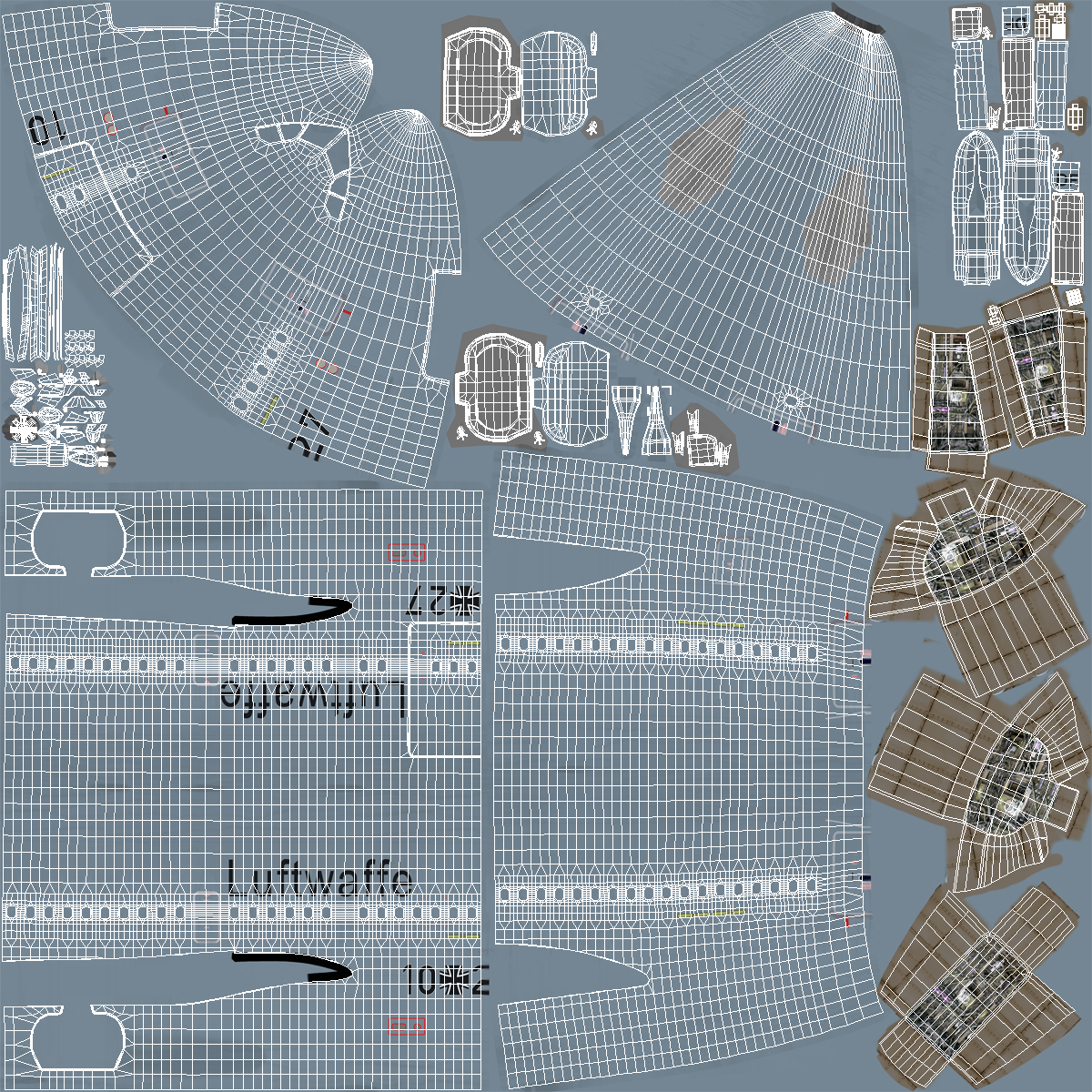 3D Airbus A310 MRTT Multi Role Tanker Transport Luftwaffe Rigged