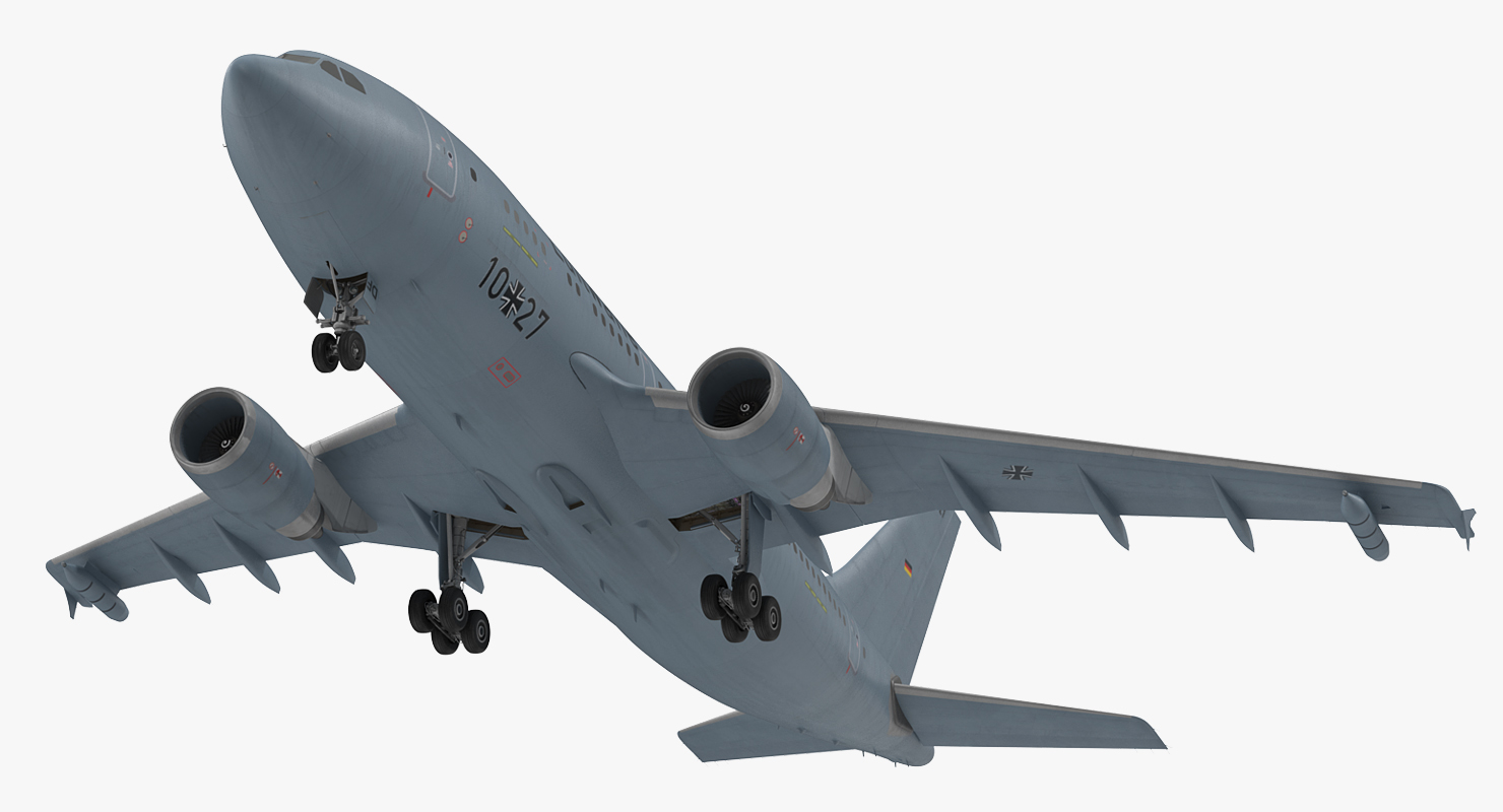 3D Airbus A310 MRTT Multi Role Tanker Transport Luftwaffe Rigged