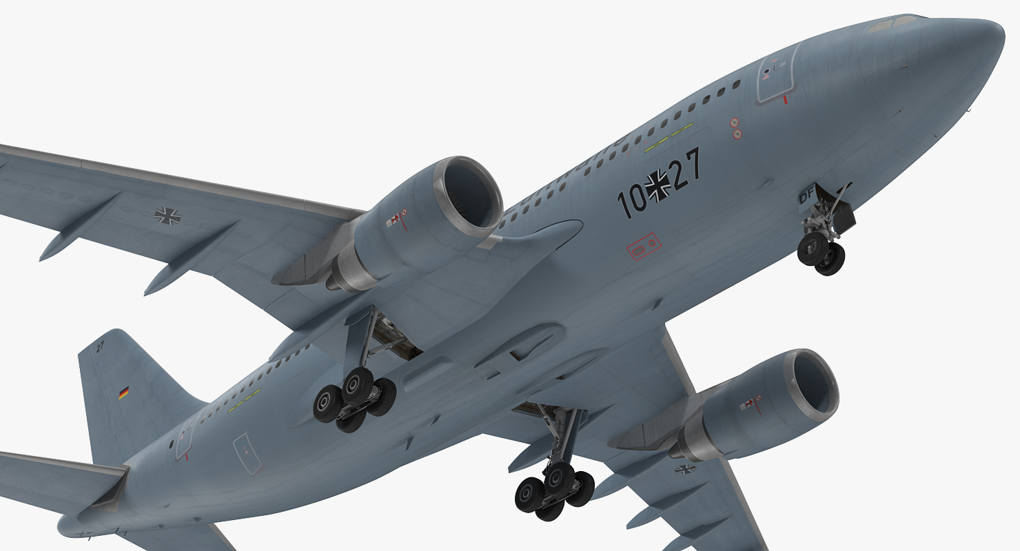 3D Airbus A310 MRTT Multi Role Tanker Transport Luftwaffe Rigged