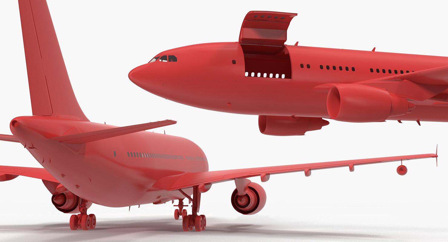 3D Airbus A310 MRTT Multi Role Tanker Transport Luftwaffe Rigged