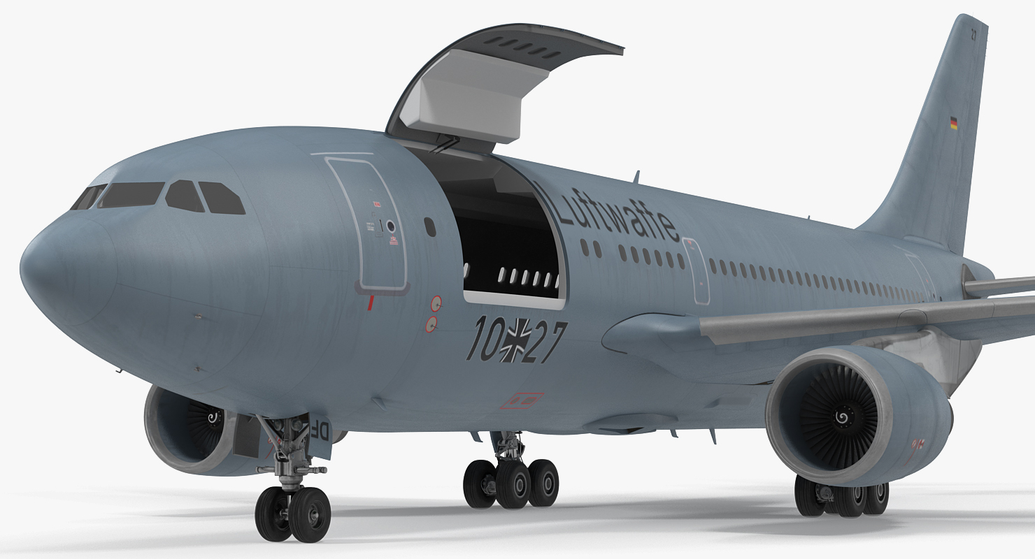 3D Airbus A310 MRTT Multi Role Tanker Transport Luftwaffe Rigged