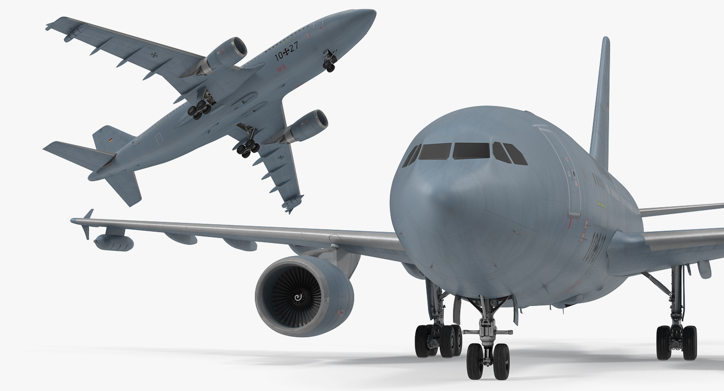 3D Airbus A310 MRTT Multi Role Tanker Transport Luftwaffe Rigged