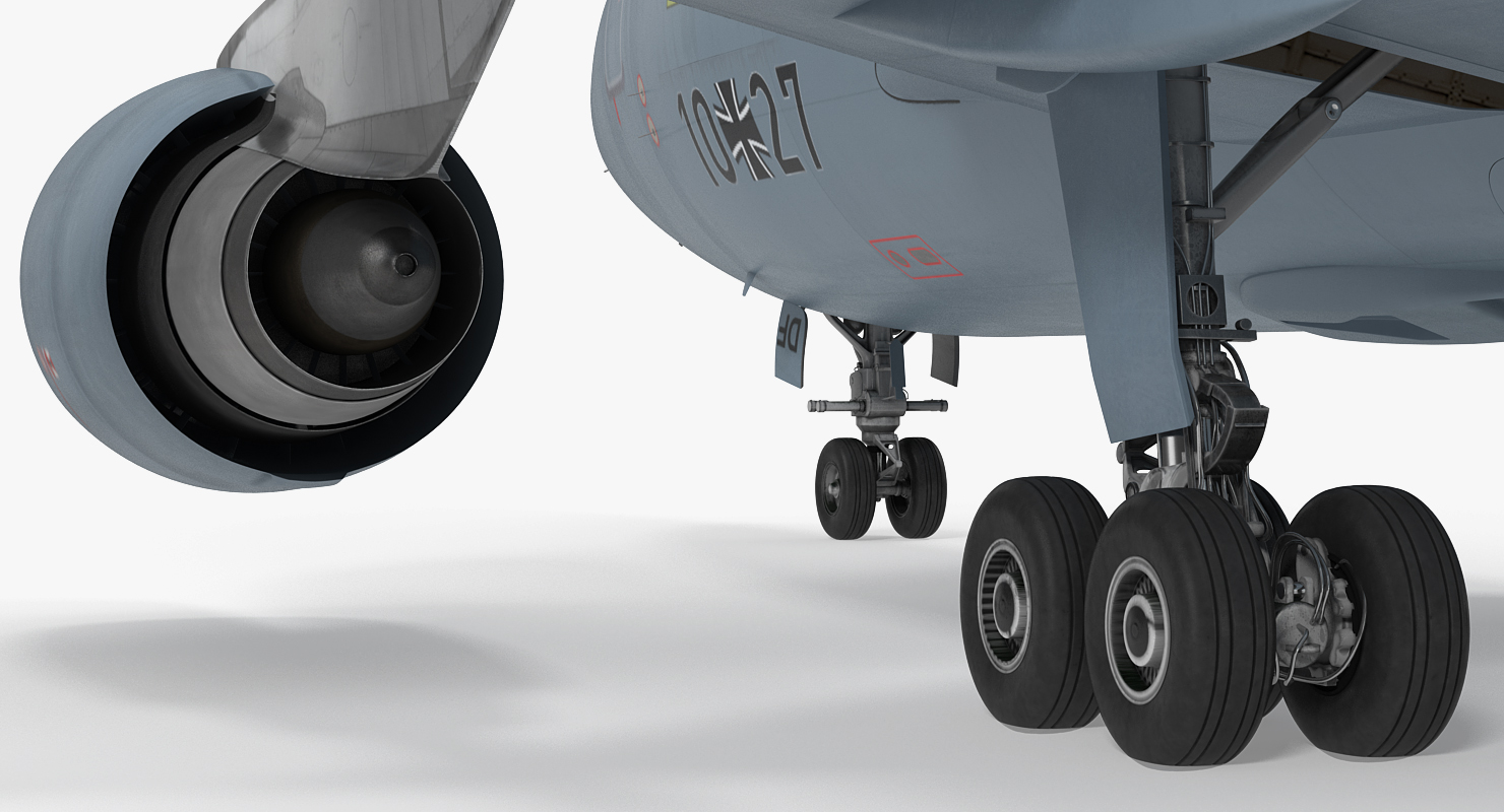 3D Airbus A310 MRTT Multi Role Tanker Transport Luftwaffe Rigged