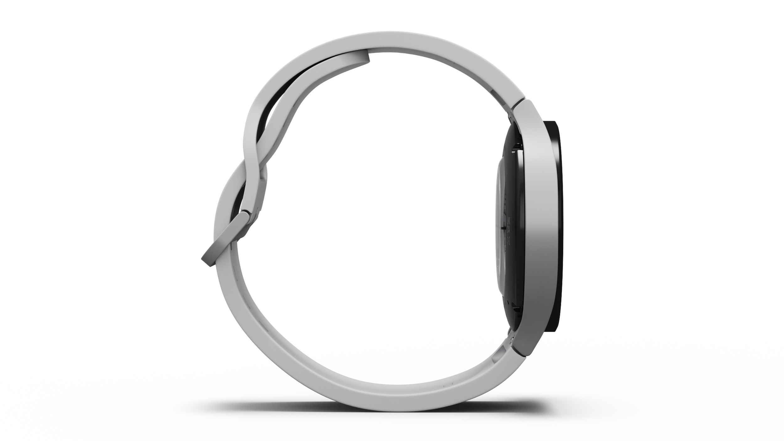 3D model Silver Samsung Galaxy Watch 5 large 44mm