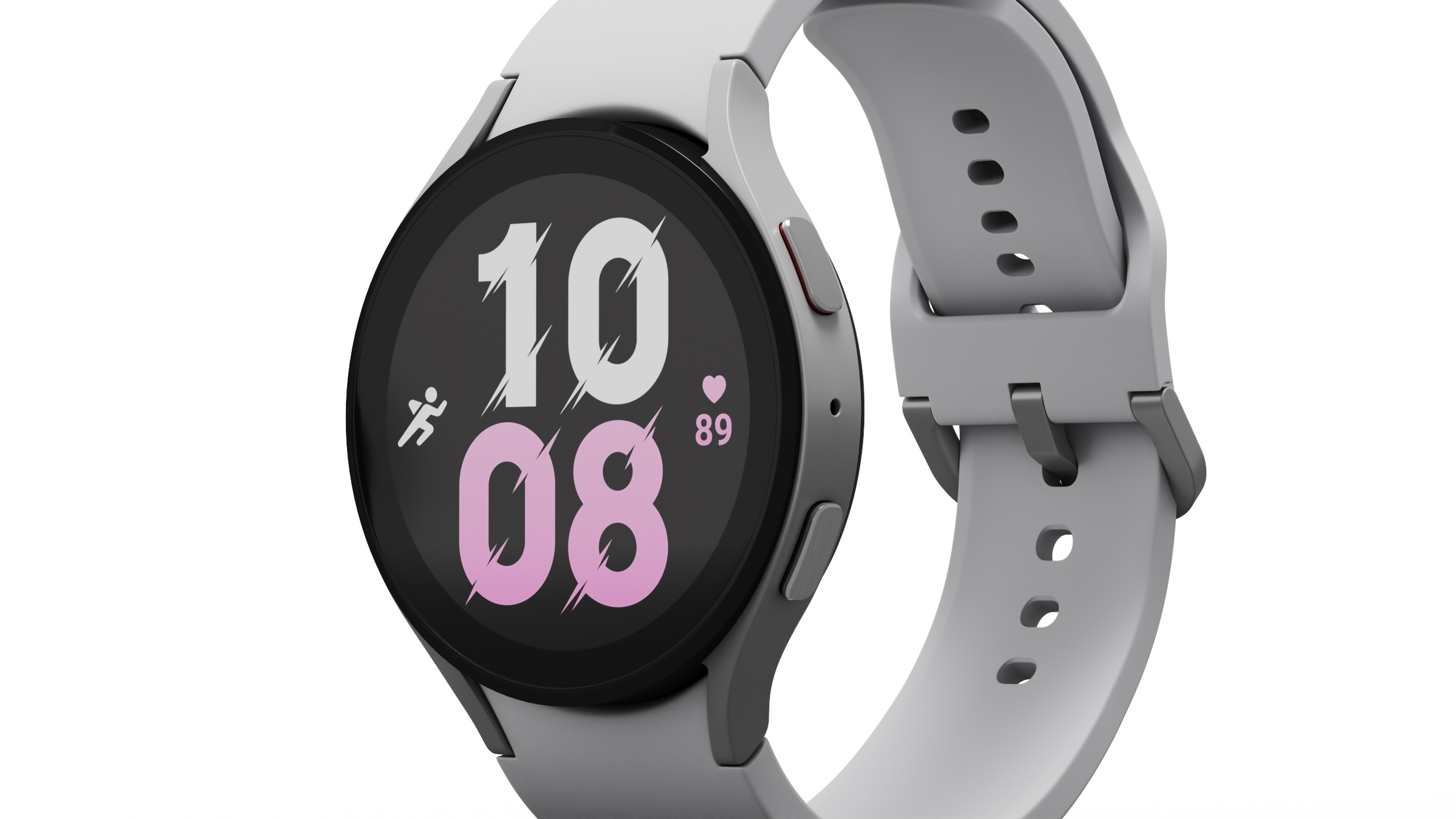 3D model Silver Samsung Galaxy Watch 5 large 44mm