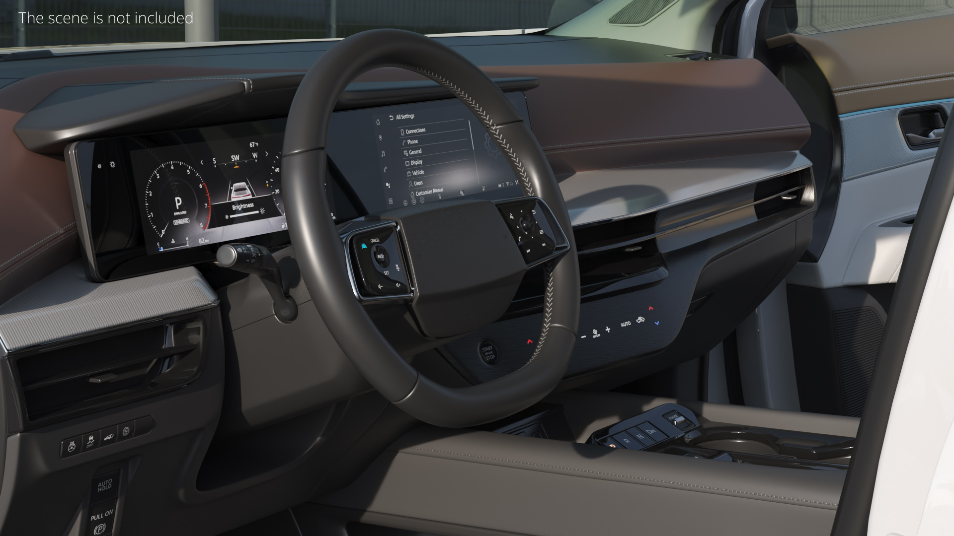 Driver Cockpit with Center Console, view 2