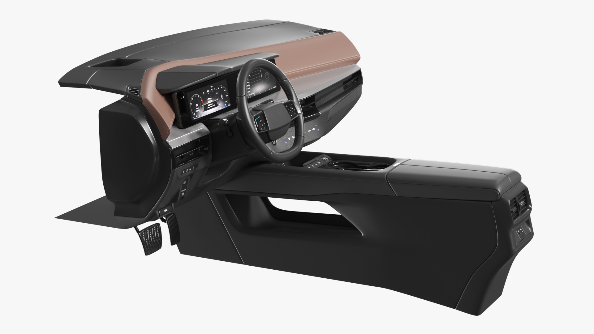 Driver Cockpit with Center Console, view 3