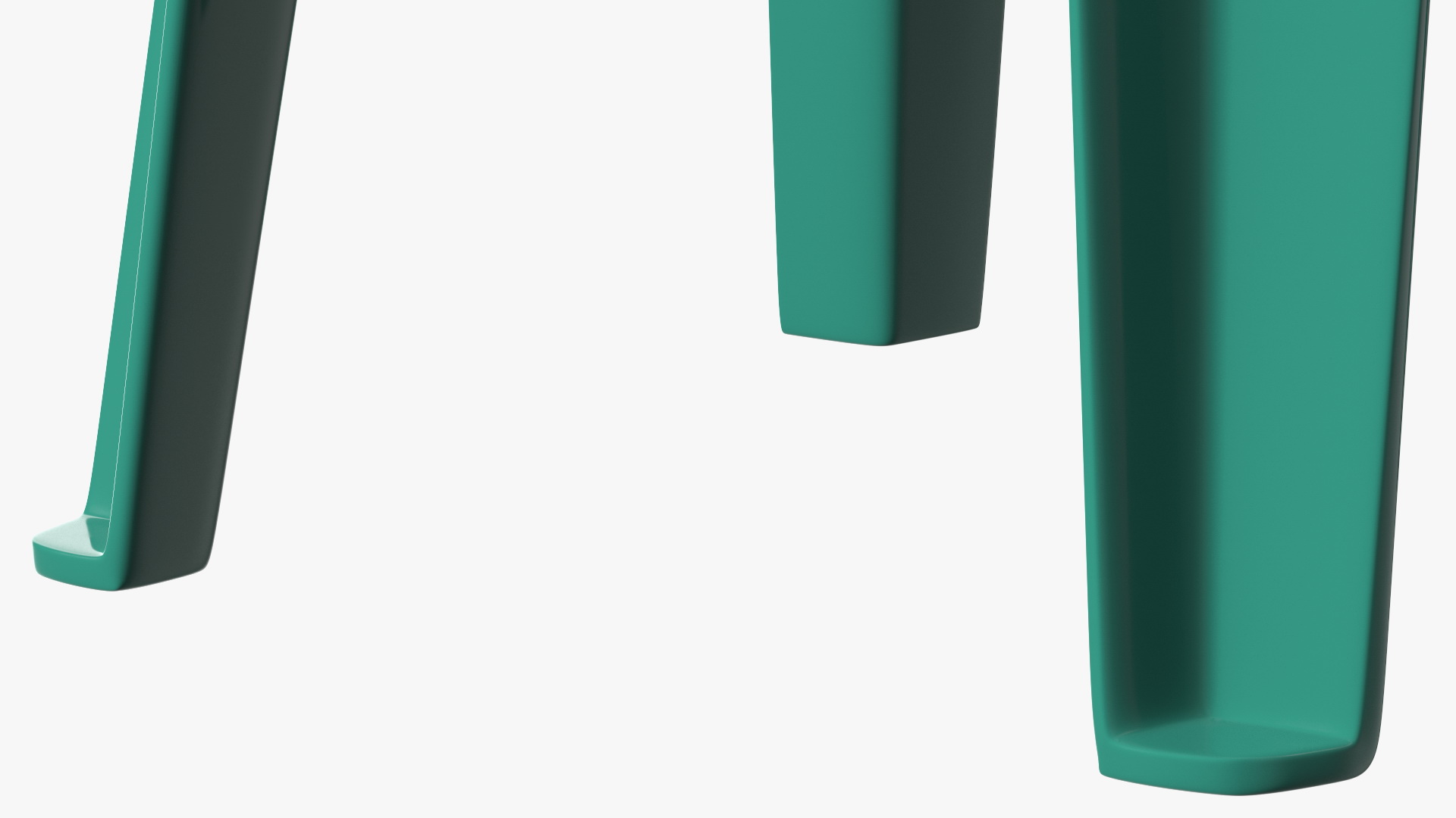 Plastic chair green 3D model