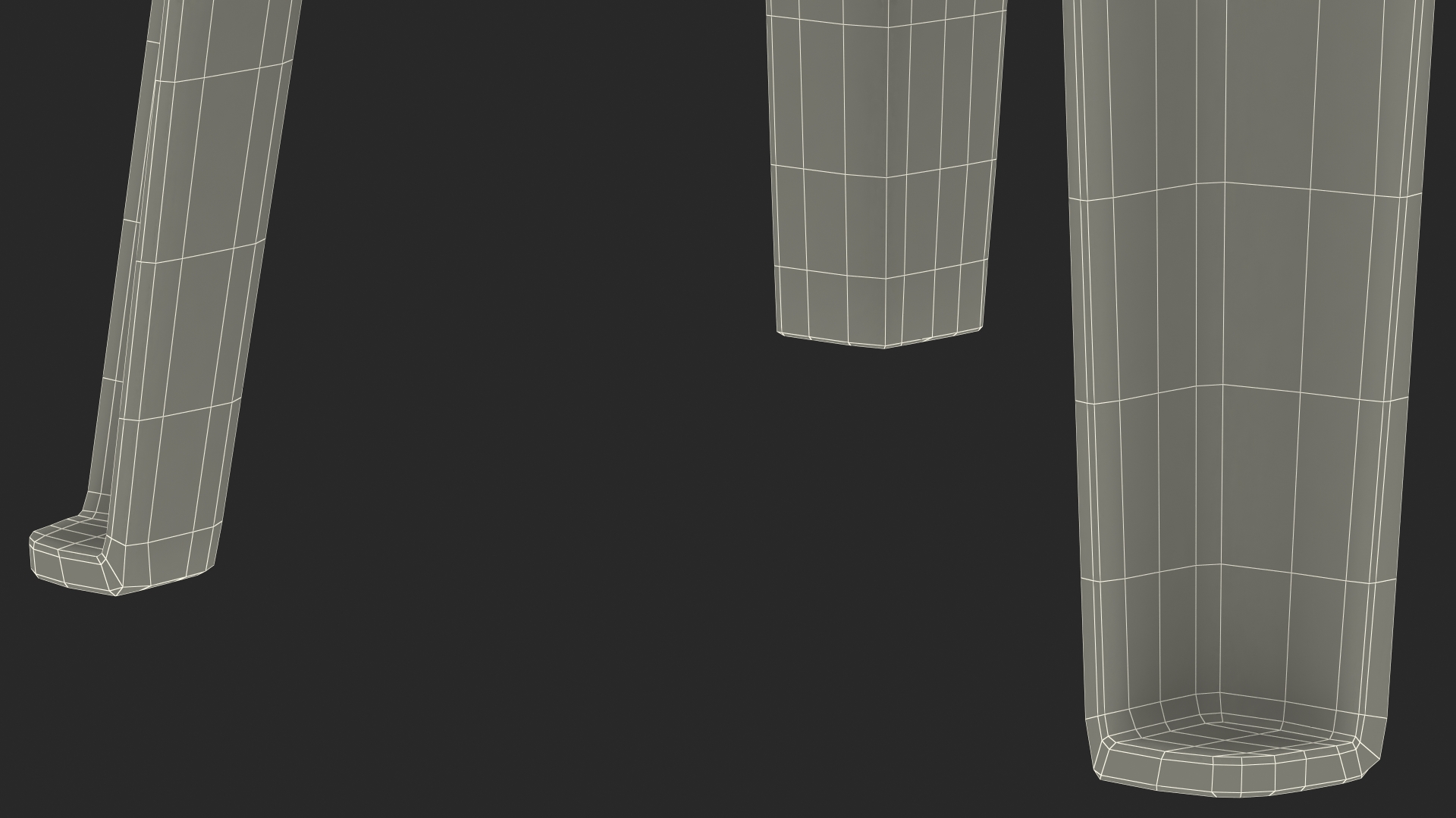 Plastic chair green 3D model