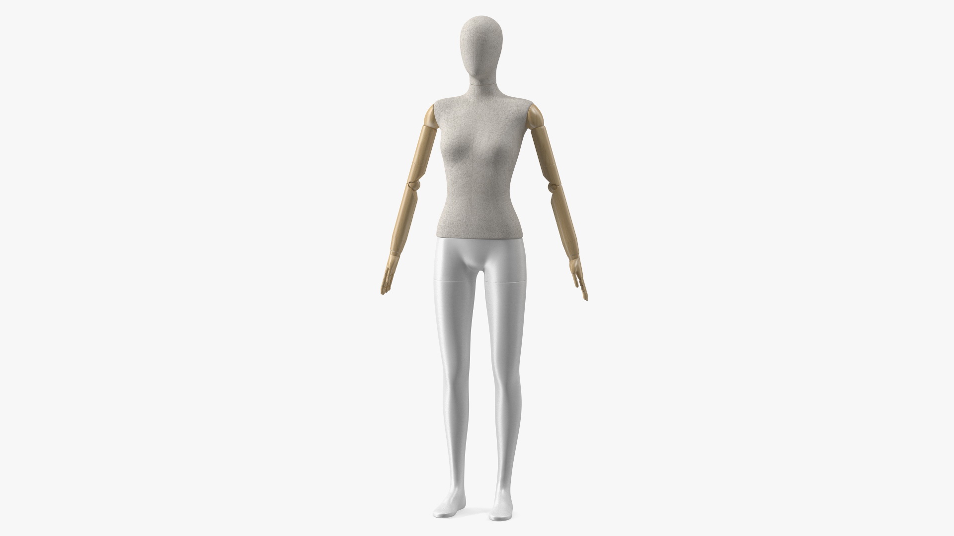 Flexible Female Mannequin Rigged 3D