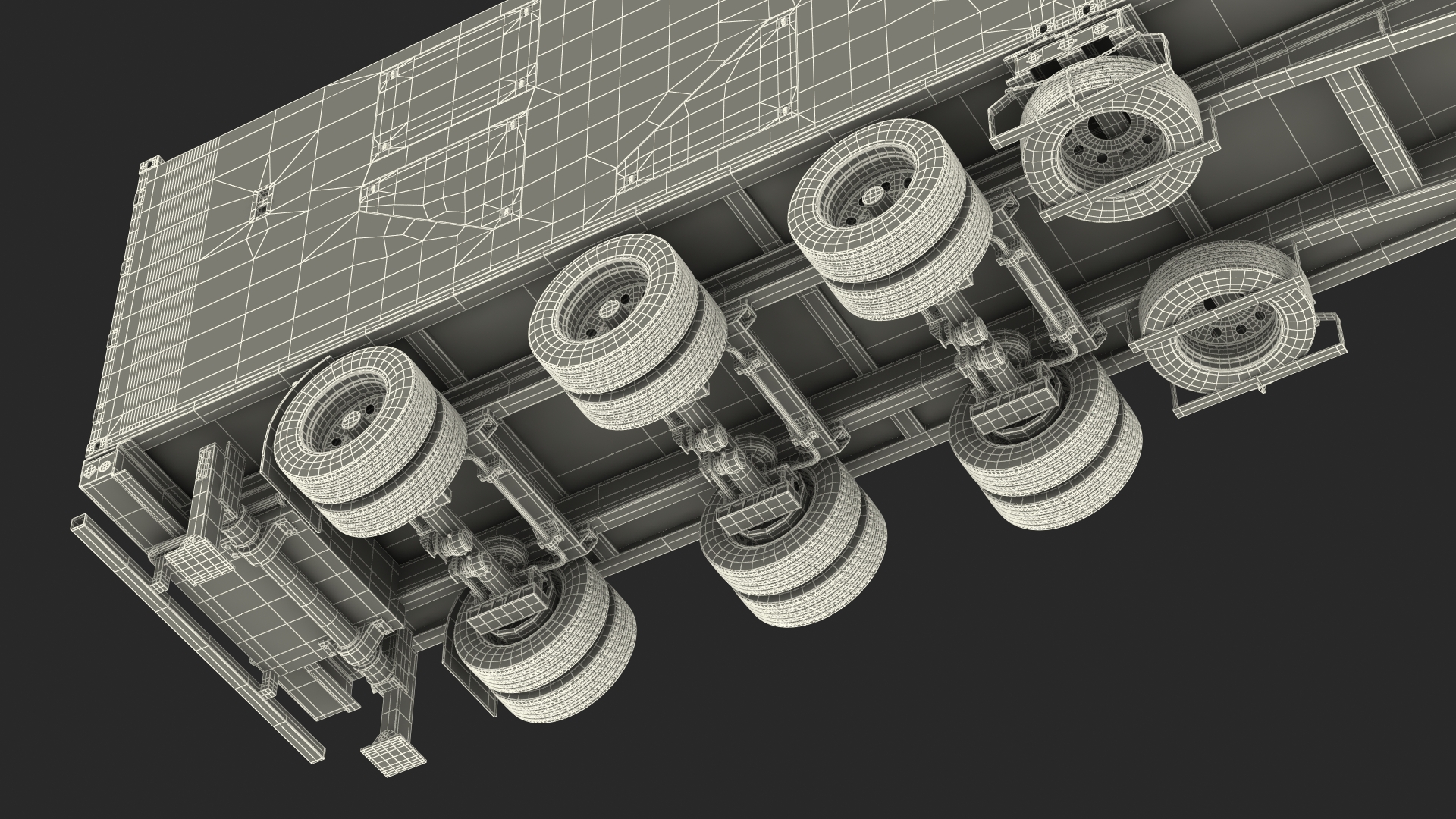 3D Ground Missile Launcher Sand Camo Color Rigged