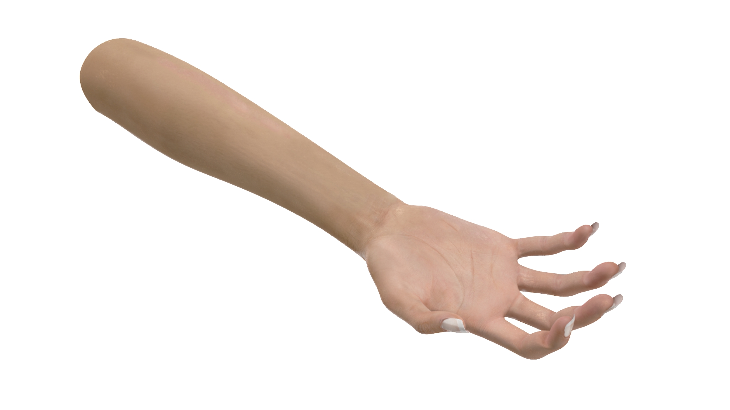 3D model European Woman Hand Rigged for Cinema 4D
