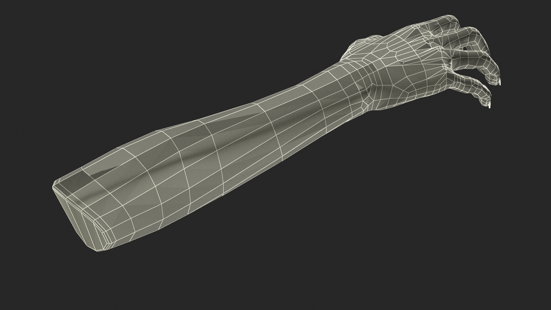 3D model European Woman Hand Rigged for Cinema 4D
