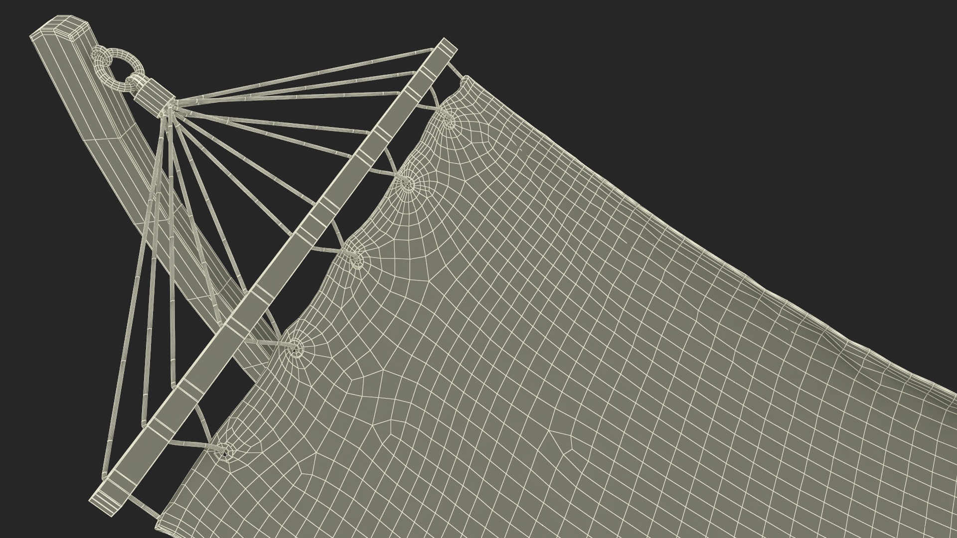 Bow Hammock Stand 3D