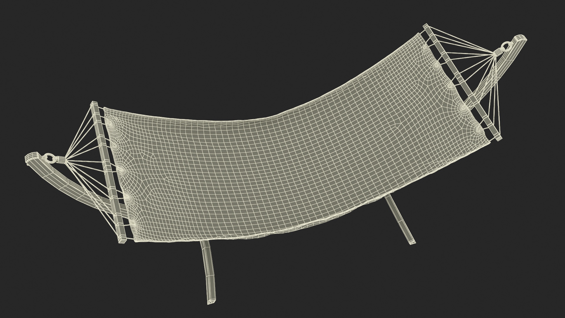 Bow Hammock Stand 3D