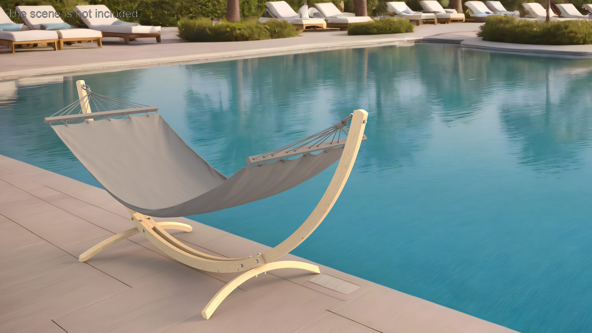 Bow Hammock Stand 3D