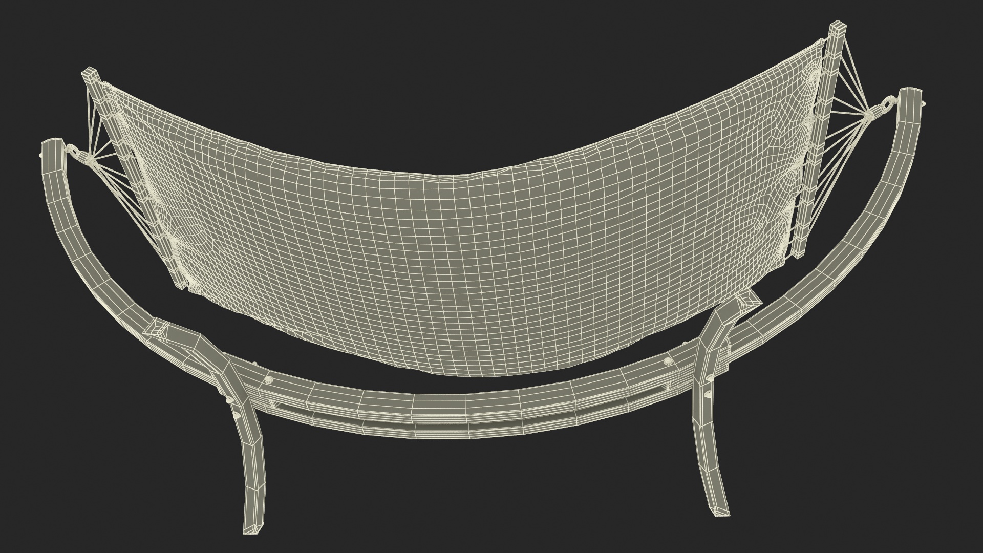 Bow Hammock Stand 3D