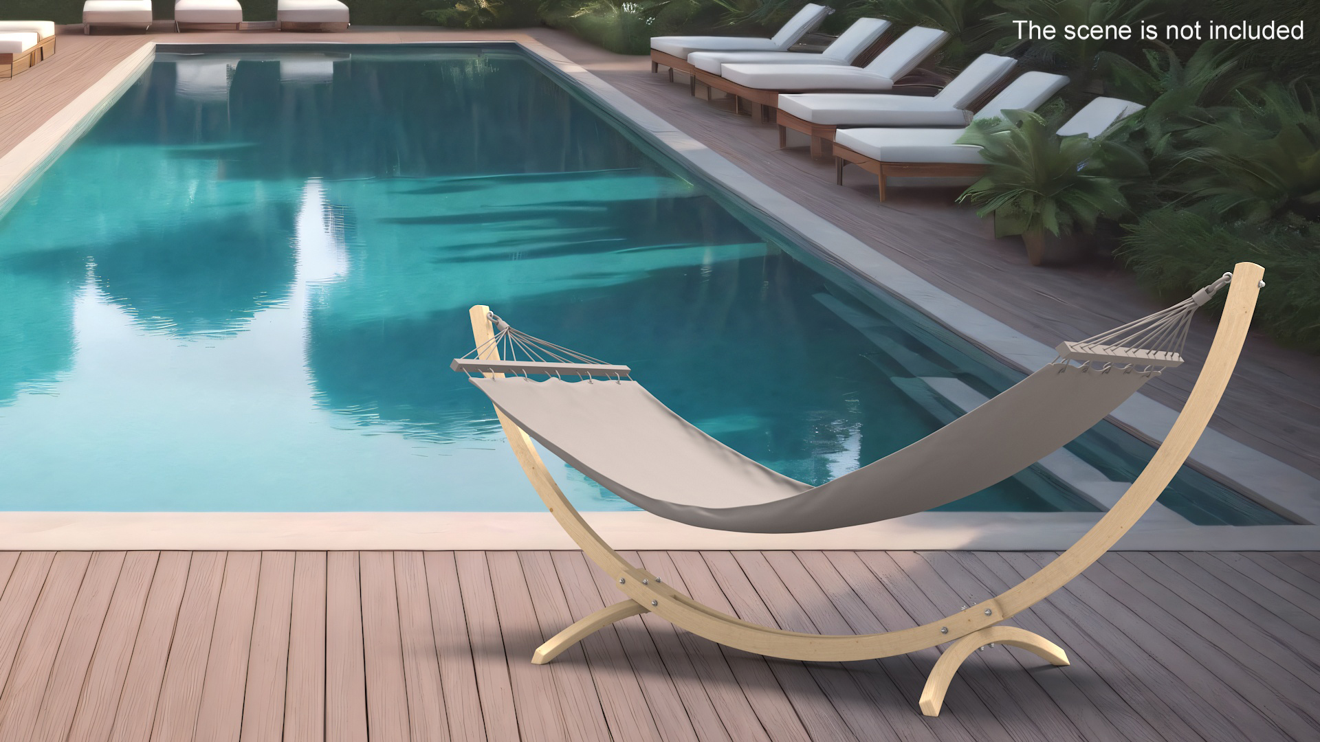 Bow Hammock Stand 3D