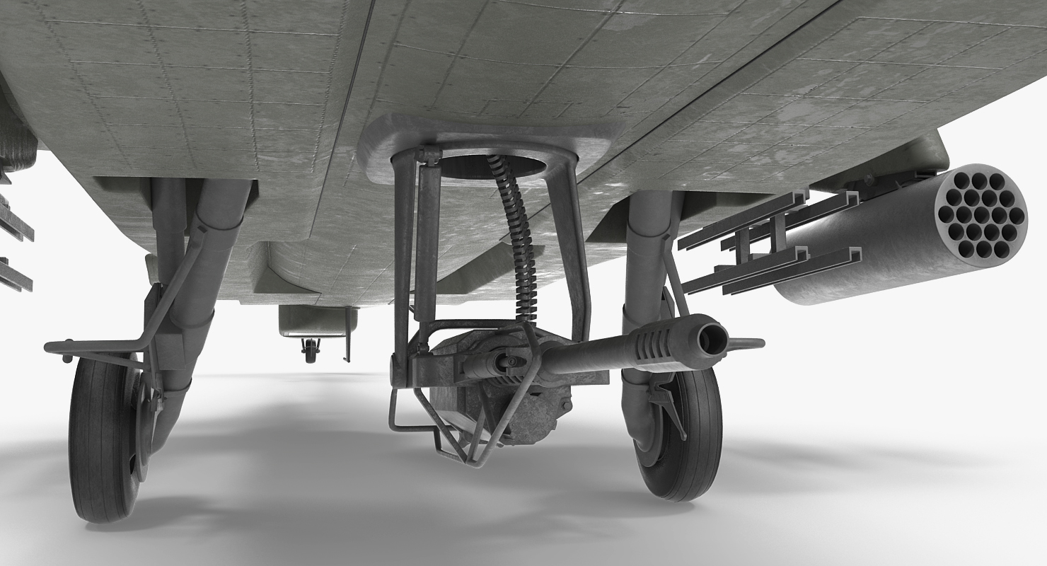 3D AH 64D Apache Longbow Rigged model