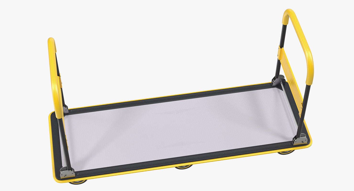 Platform Hand Truck Trolley 3D