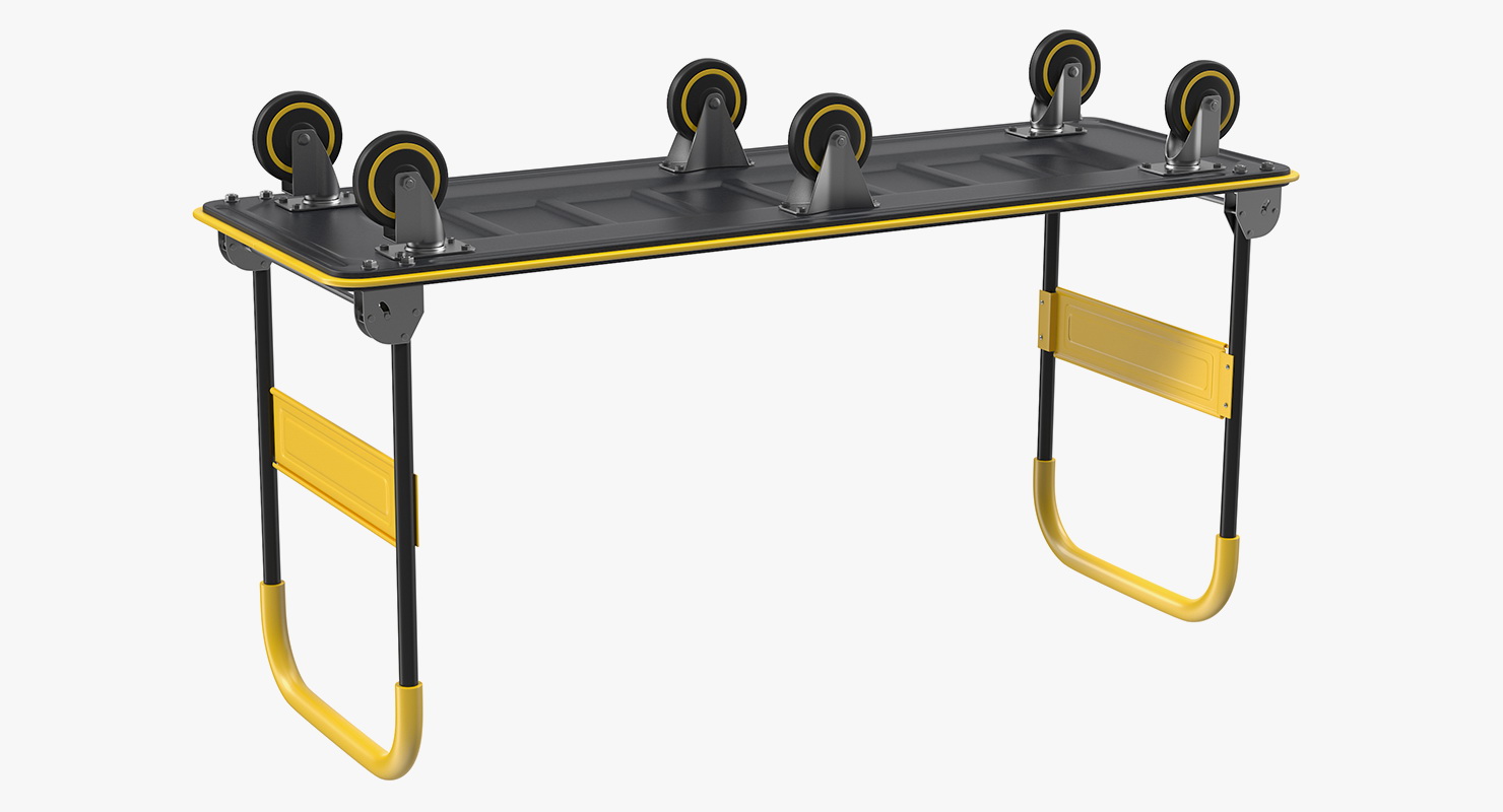 Platform Hand Truck Trolley 3D
