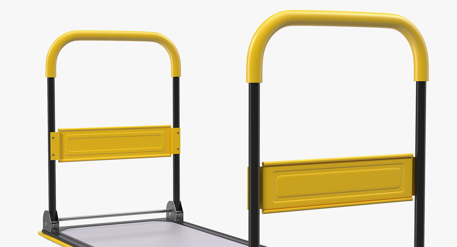 Platform Hand Truck Trolley 3D