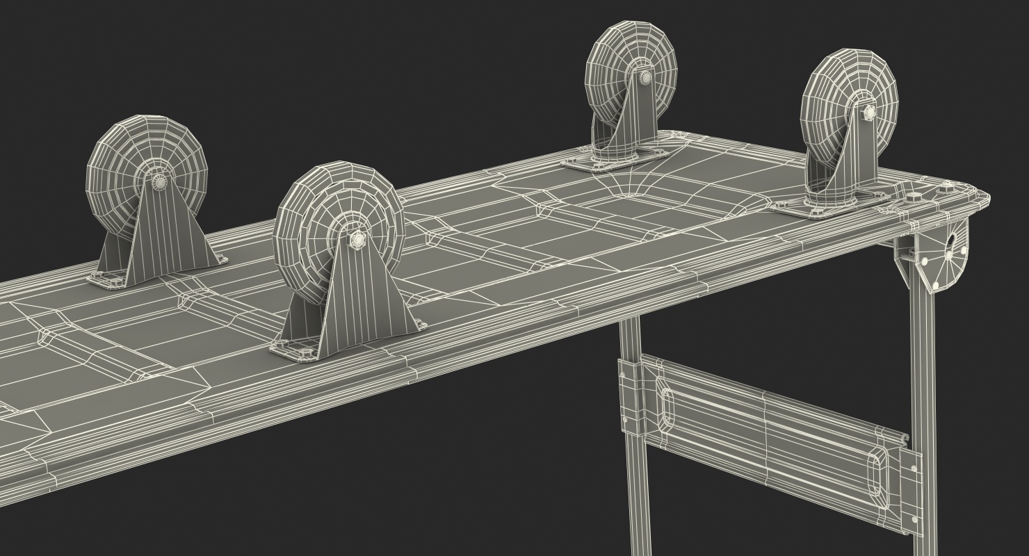 Platform Hand Truck Trolley 3D