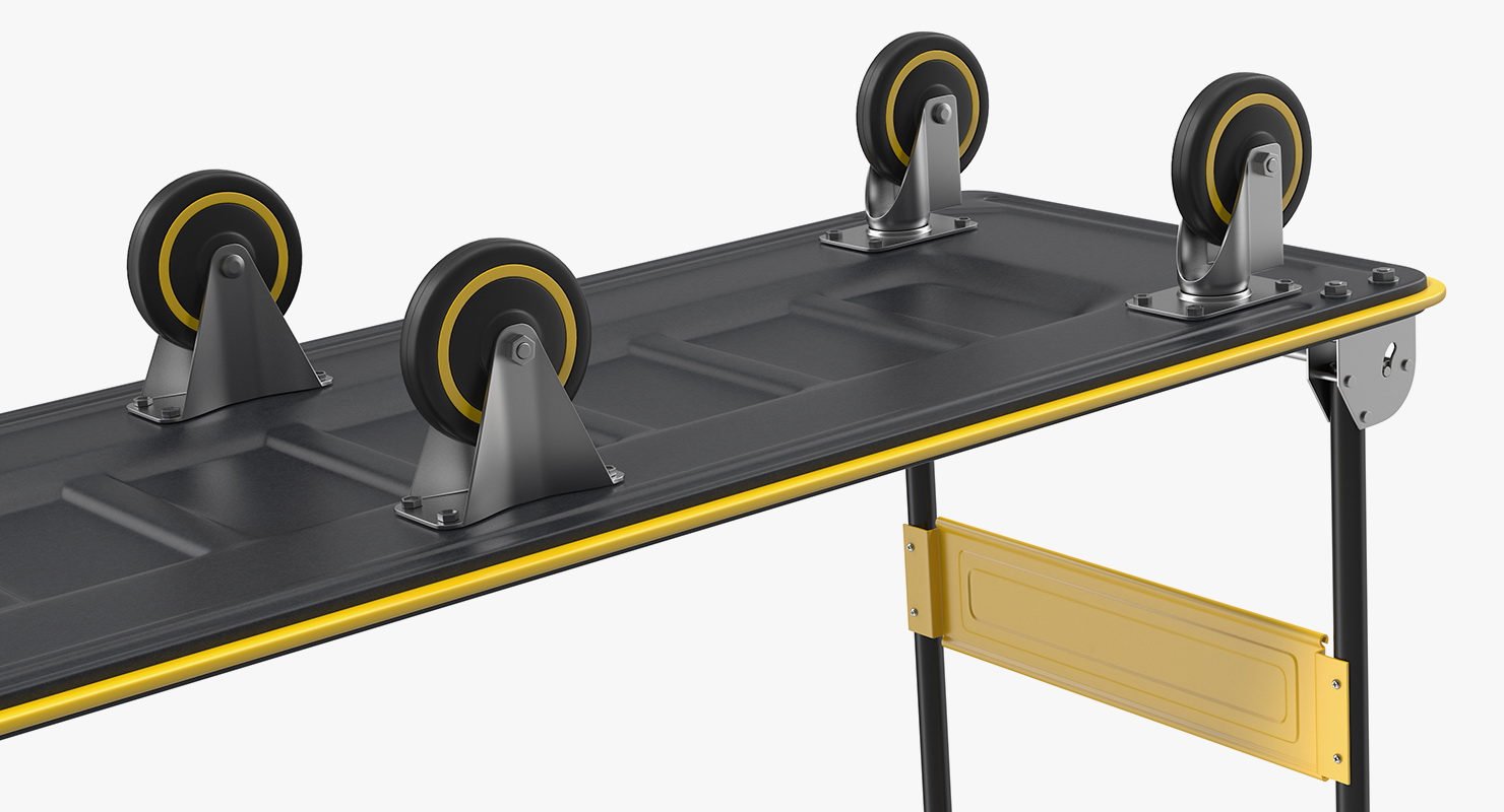Platform Hand Truck Trolley 3D