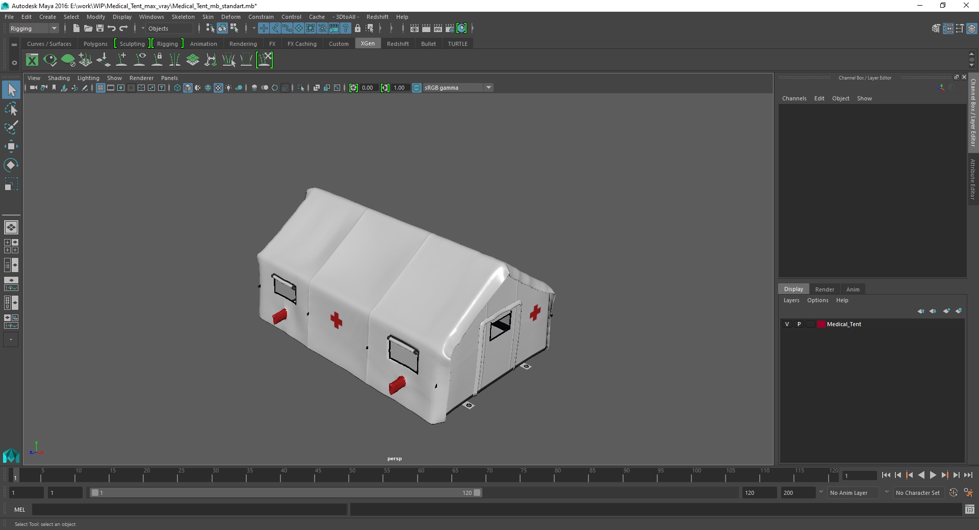 Medical Tent 3D