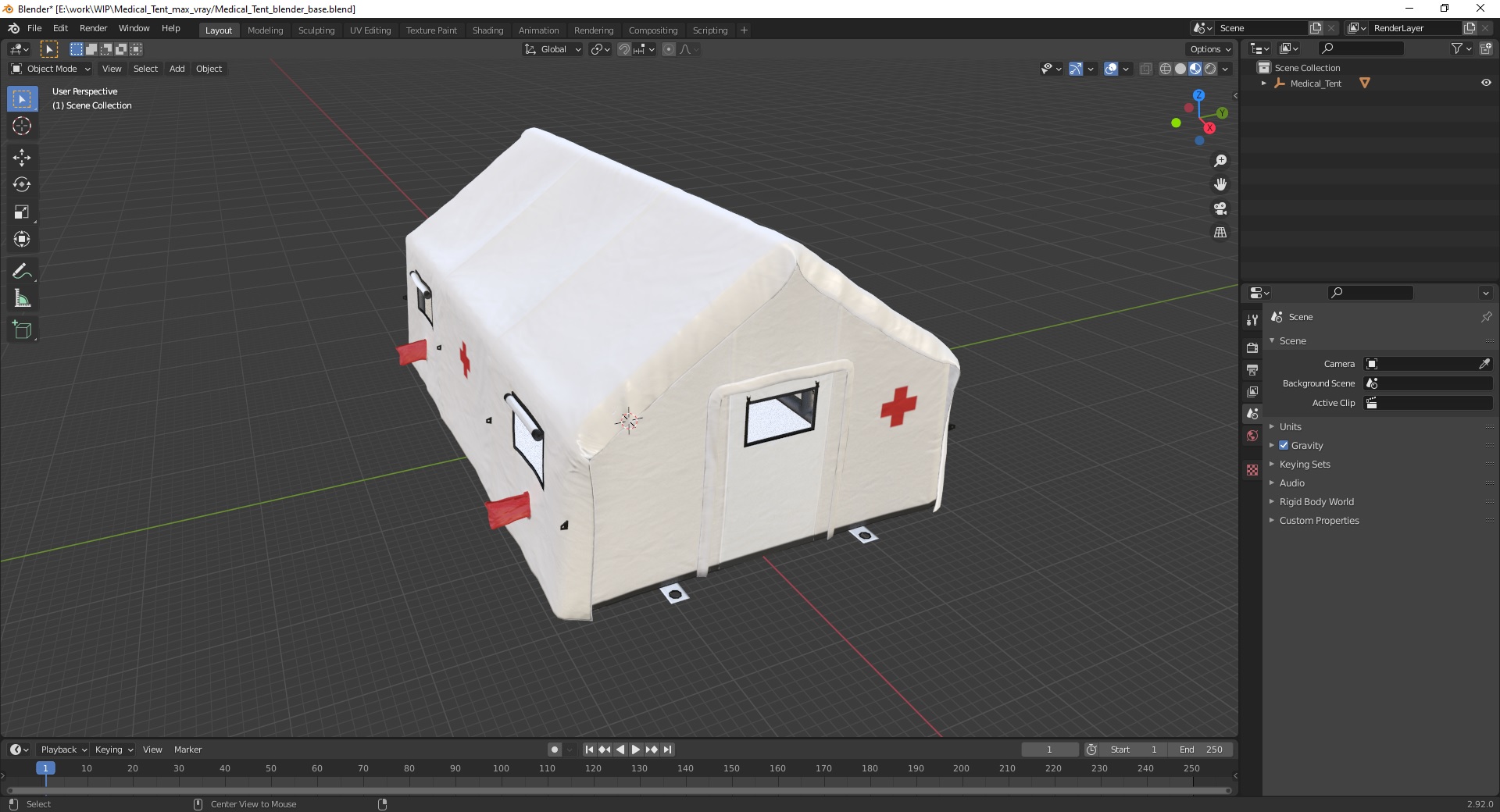 Medical Tent 3D