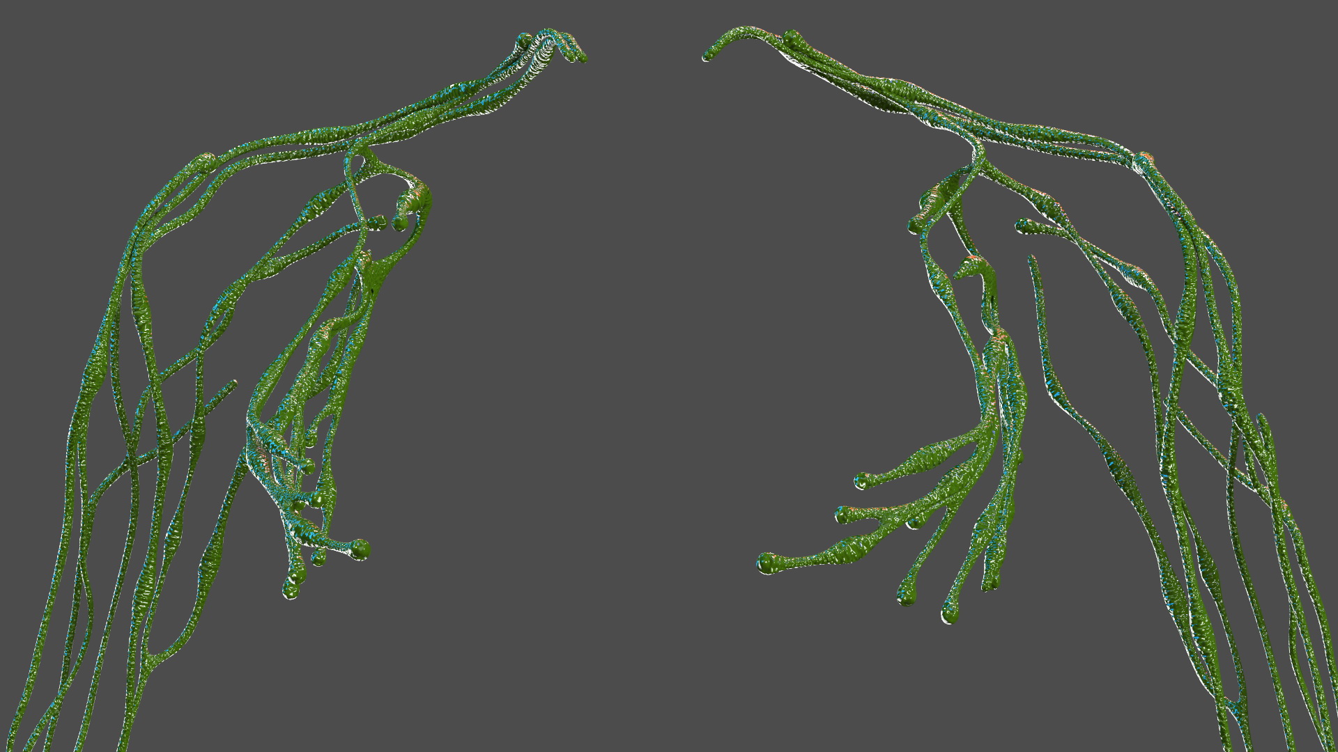 3D Young Boy Lymphatic System