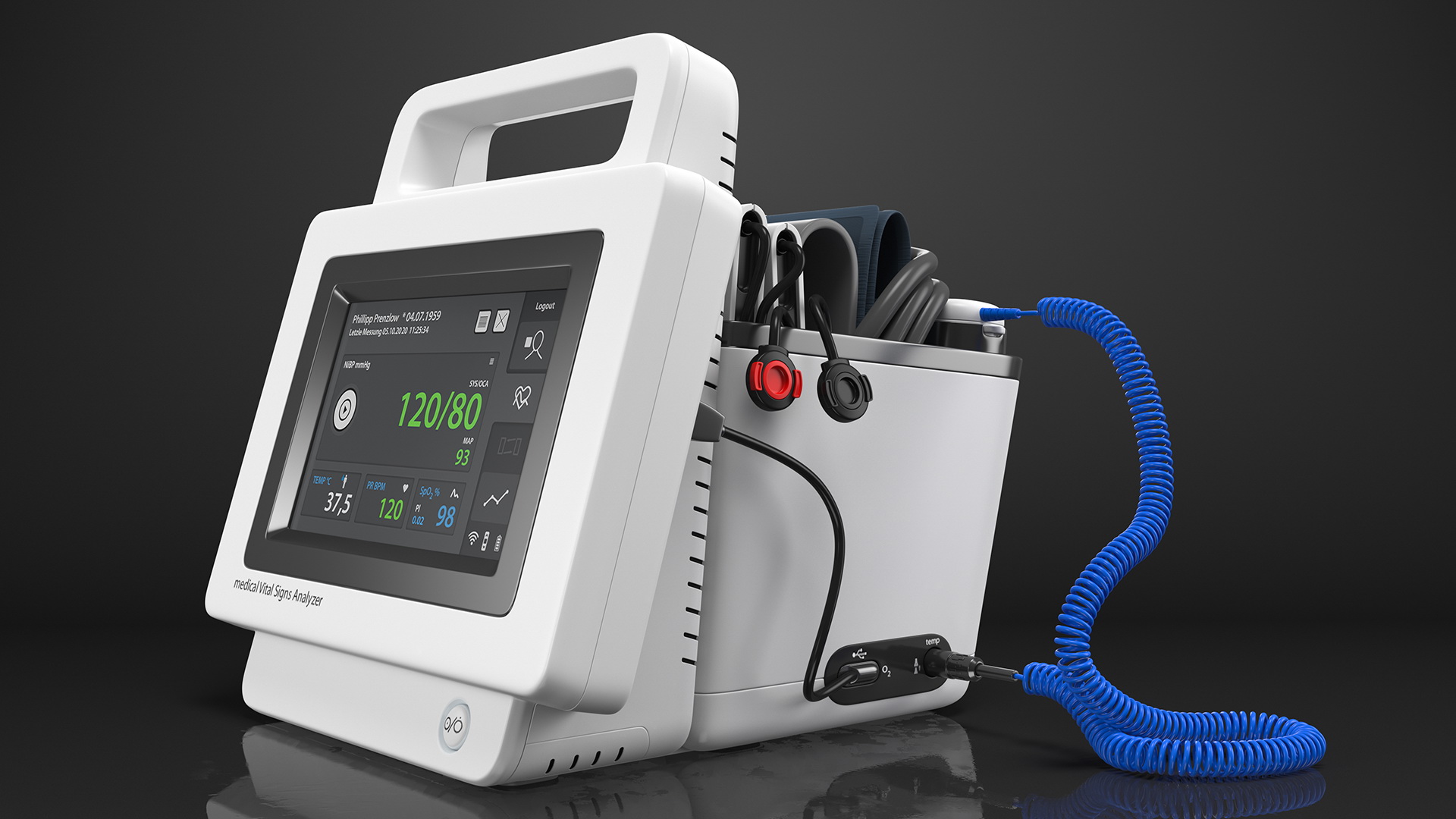 3D model Spot Check Vital Signs Monitor