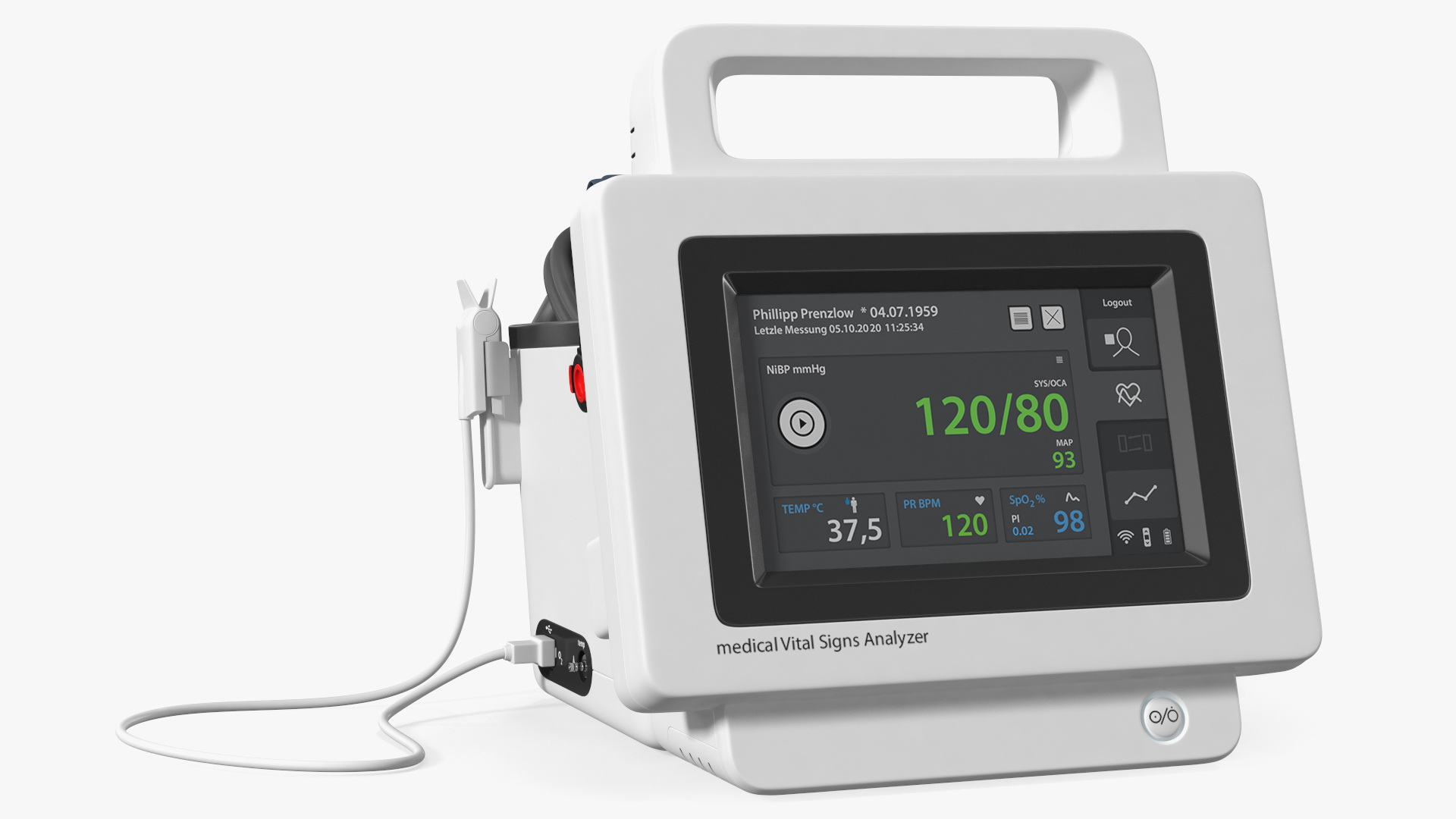 3D model Spot Check Vital Signs Monitor