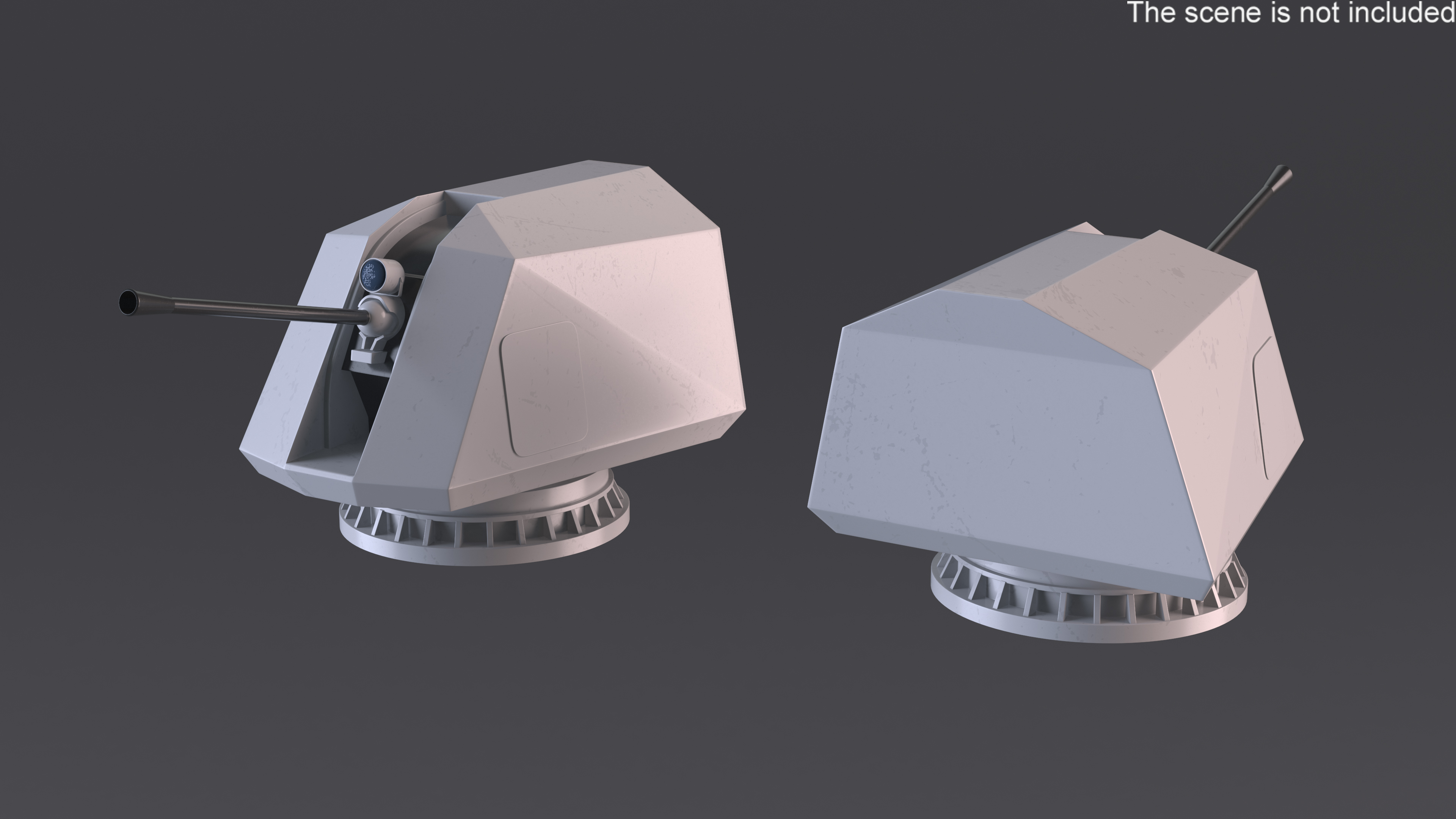3D Turret Gun Station model