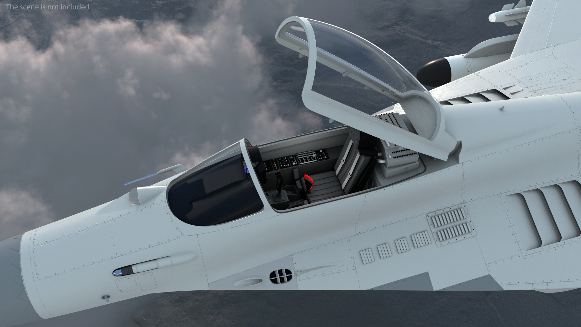 MiG 29 Fighter Aircraft with Armament 3D