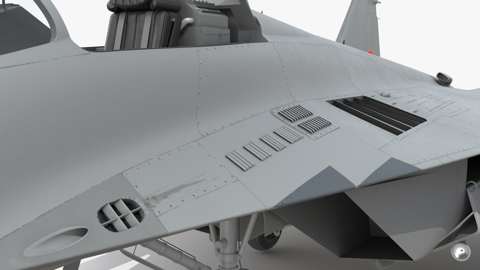 MiG 29 Fighter Aircraft with Armament 3D