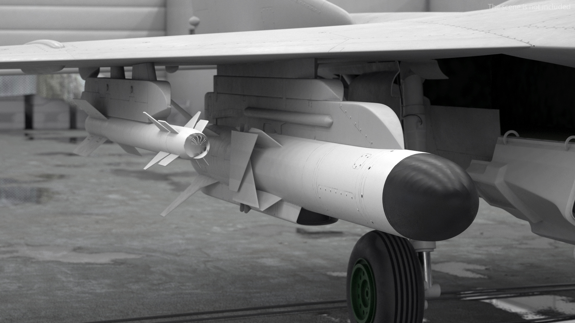 MiG 29 Fighter Aircraft with Armament 3D
