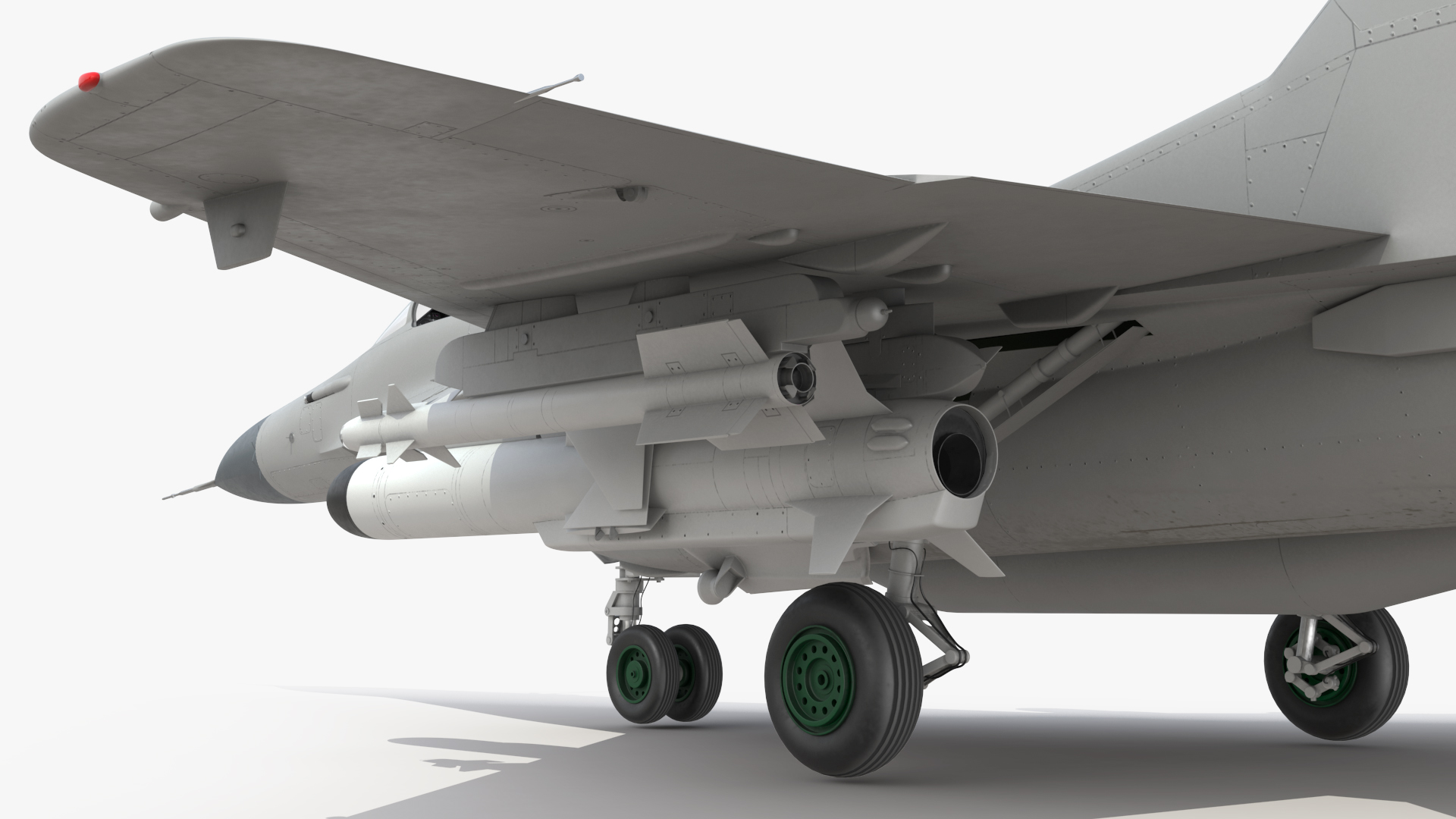 MiG 29 Fighter Aircraft with Armament 3D