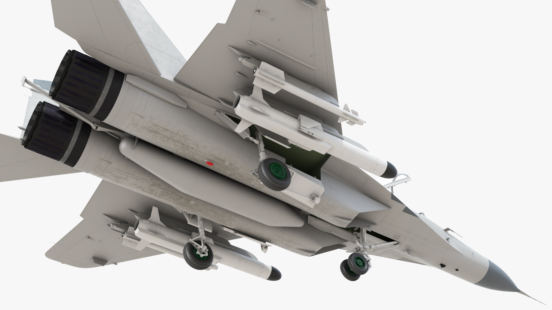MiG 29 Fighter Aircraft with Armament 3D